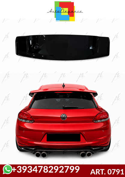 💕ART. 0791 SPOILER SCIROCCO 2008-2013 LOOK R-CUP NERO LUCIDO💕