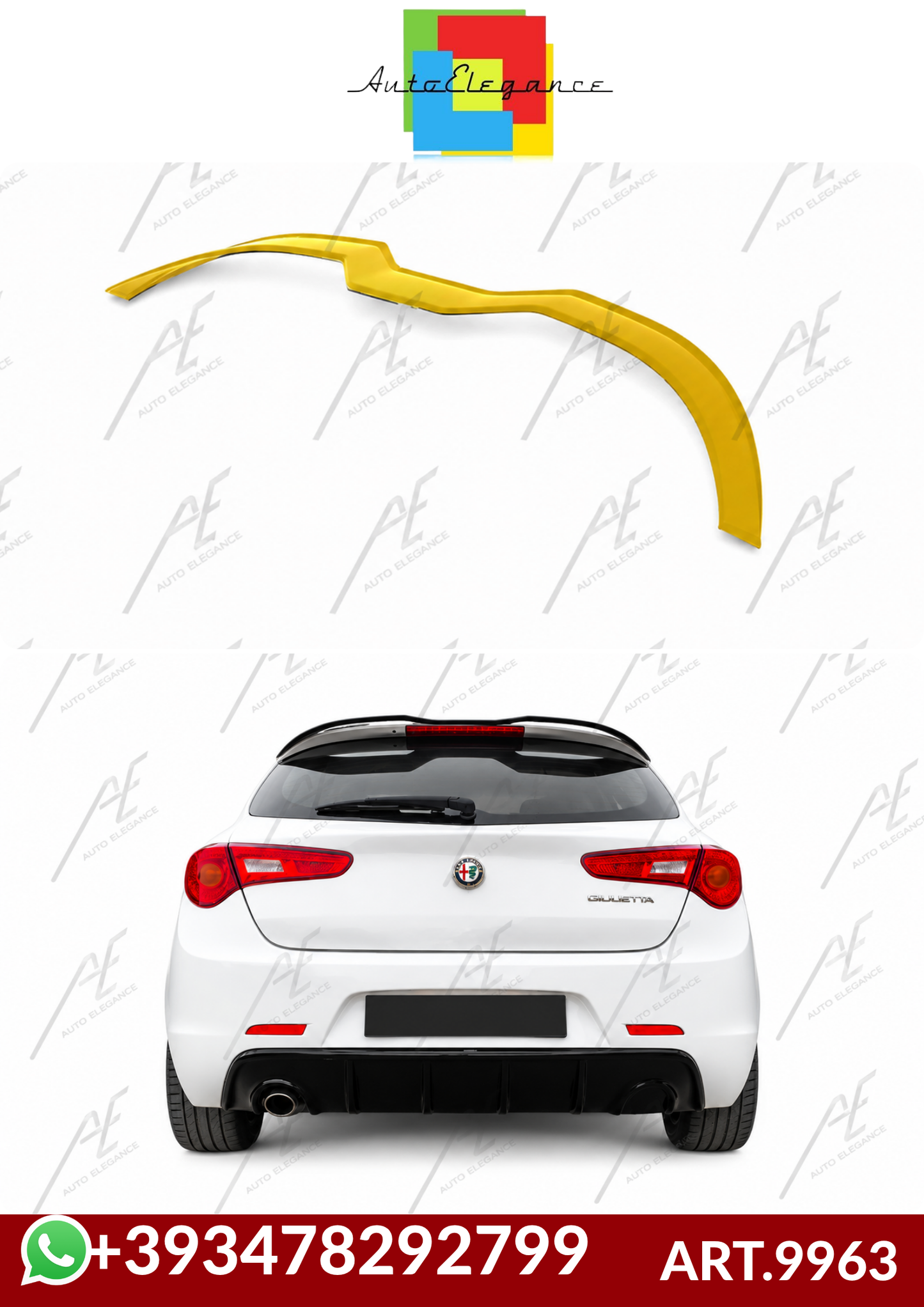 💕ART.9963 SPOILER Alfa Romeo Giulietta GREZZO 💕