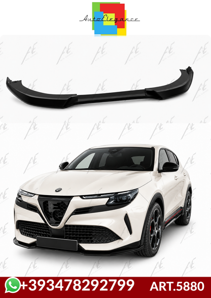 💕ART.5880  Splitter Alfa Romeo Junior 2024+NERO LUCIDO💕