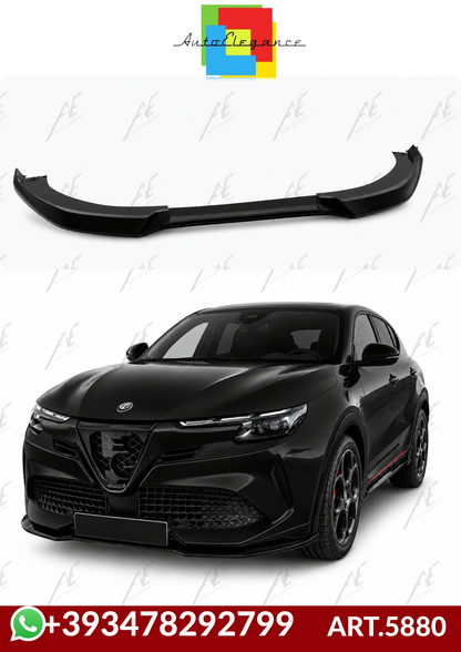 💕ART.5880  Splitter Alfa Romeo Junior 2024+NERO LUCIDO💕