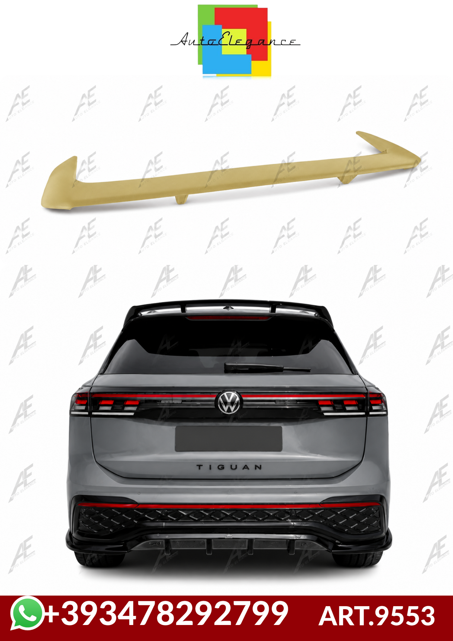 💕ART.9553  SPOILER  Volkswagen Tiguan Mk3 R-Line💕