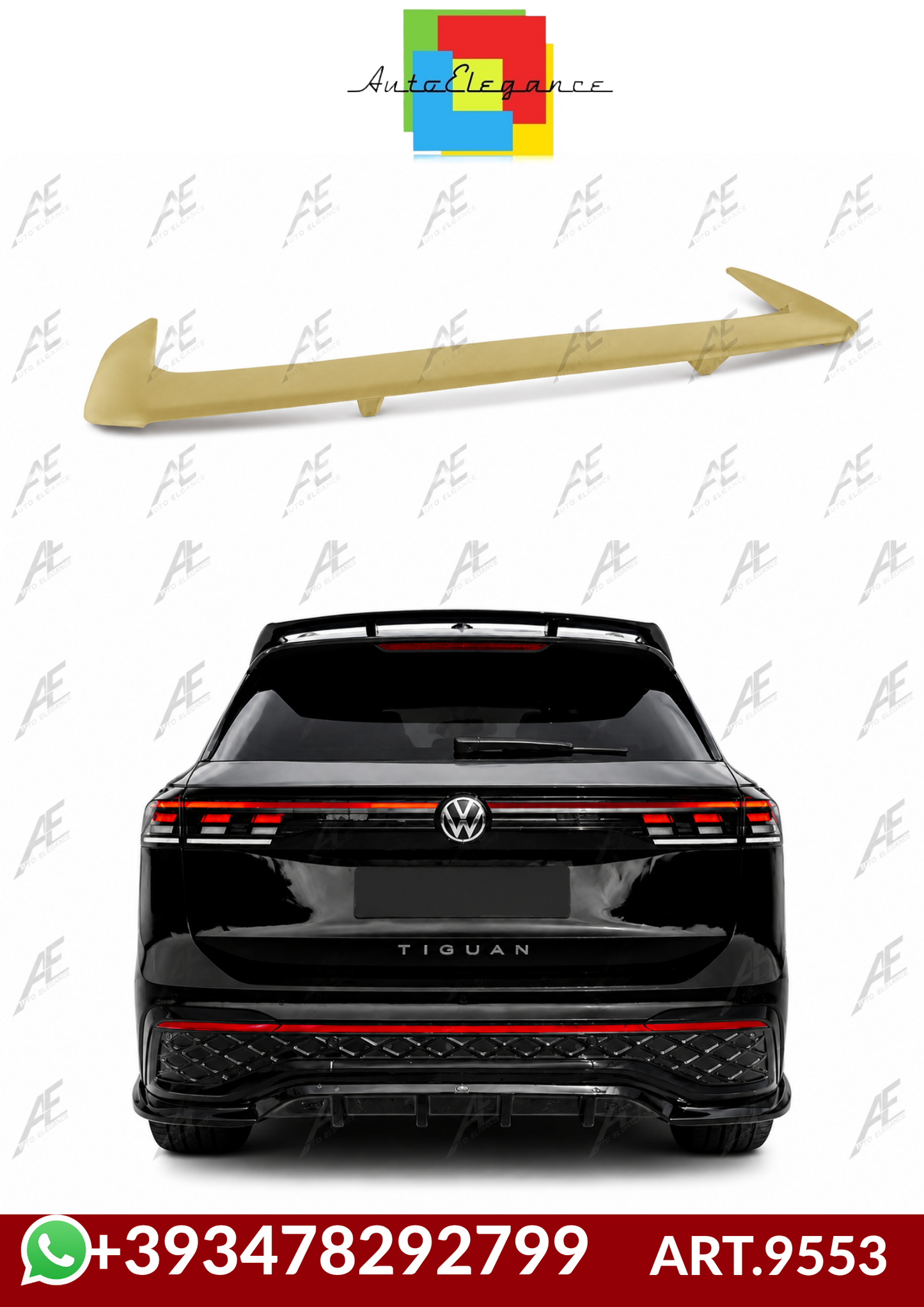 💕ART.9553  SPOILER  Volkswagen Tiguan Mk3 R-Line💕