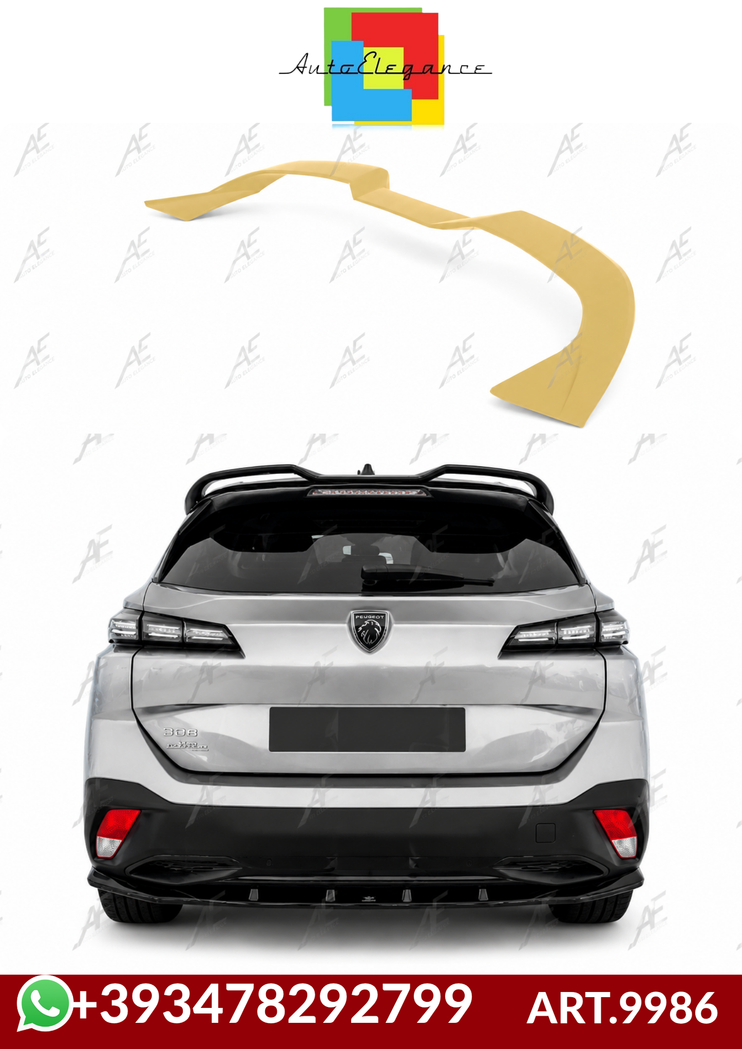💕ART.9986 SPOILER  Peugeot 308 SW Mk3💕