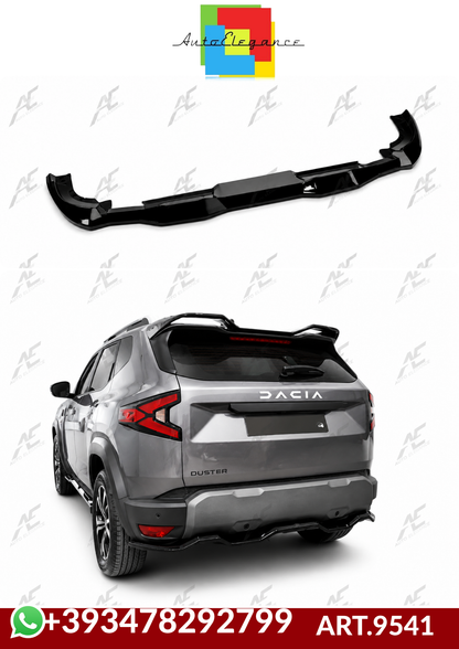 💕ART.9541 Splitter posteriore Dacia Duster Mk3 NERO  LUCIDO 💕