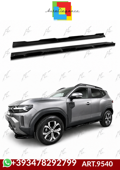 💕ART.9540  SOTTO MINIGONNE Dacia Duster Mk3 NERO  LUCIDO💕