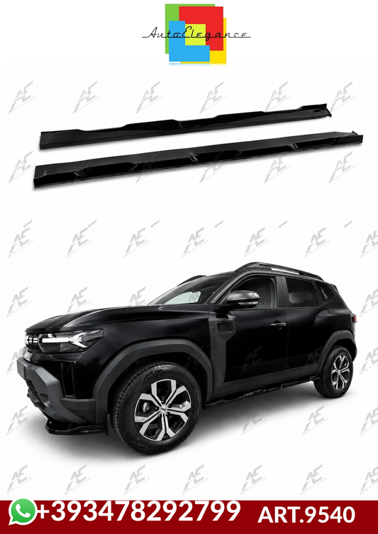 💕ART.9540  SOTTO MINIGONNE Dacia Duster Mk3 NERO  LUCIDO💕