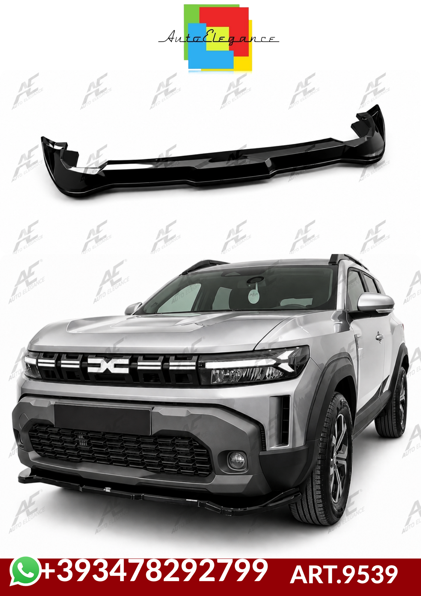 💕ART.9539  Splitter Dacia Duster Mk3💕