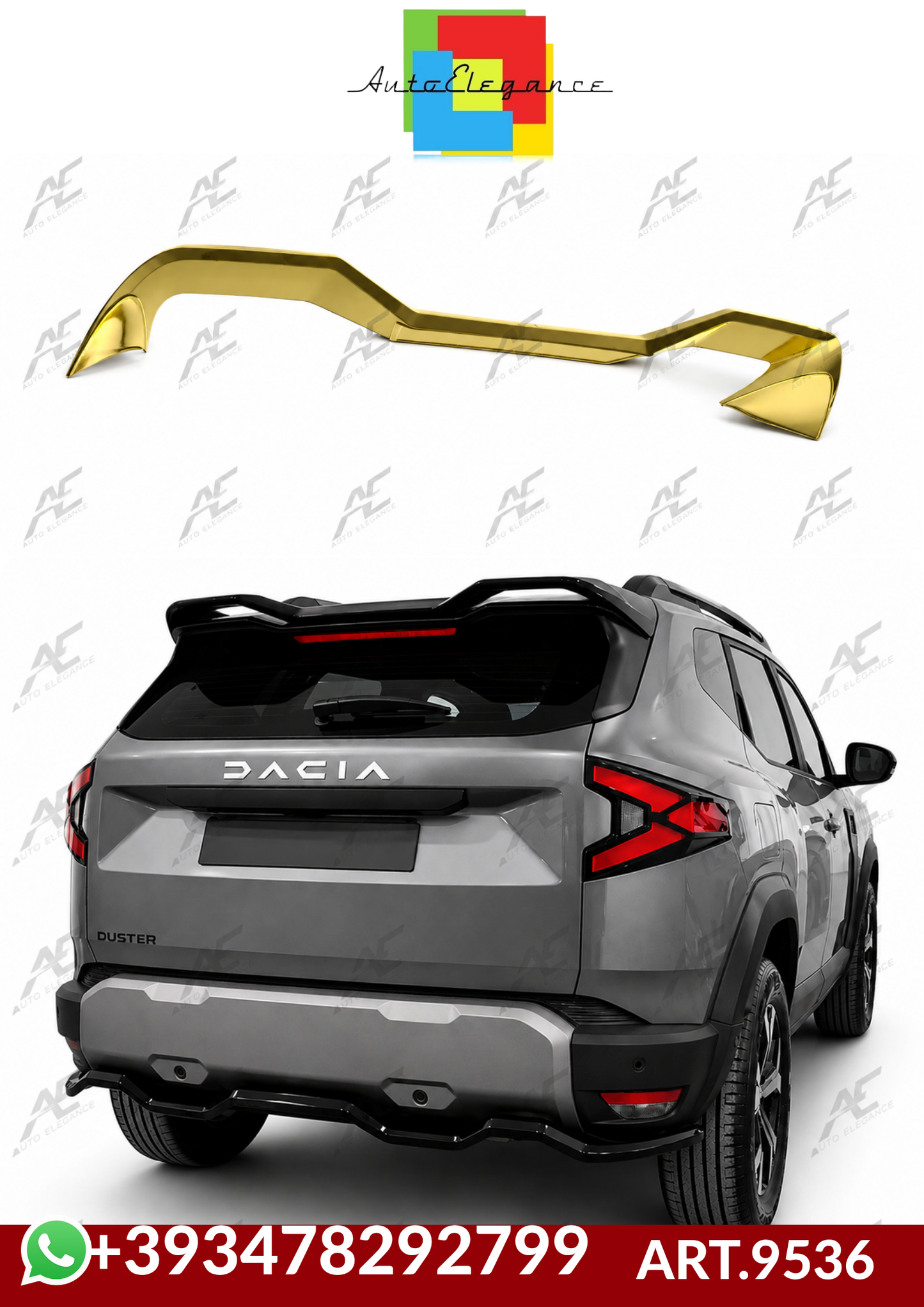 💕ART.9536 SPOILER Dacia Duster Mk3 GREZZO 💕