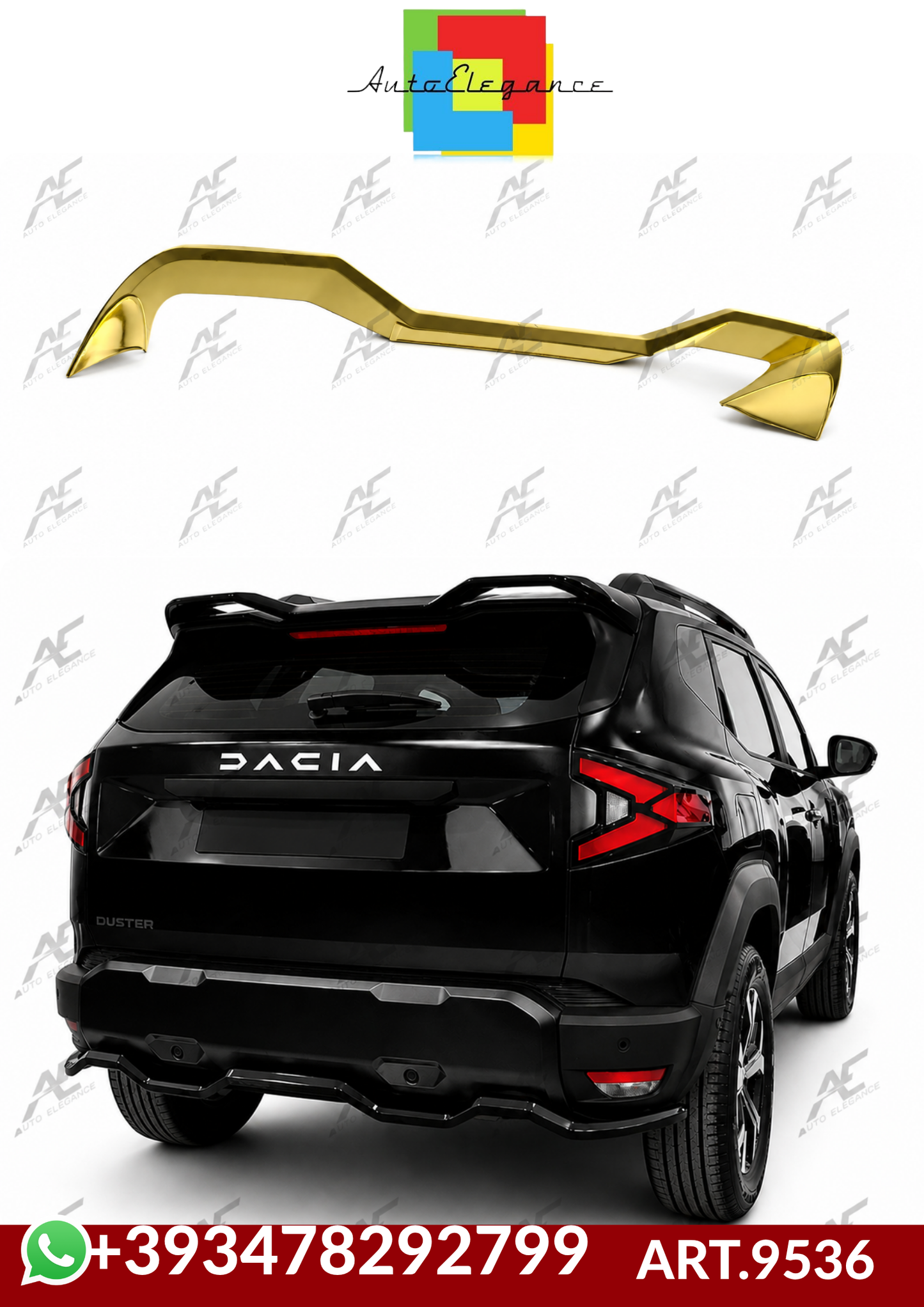 💕ART.9536 SPOILER Dacia Duster Mk3 GREZZO 💕