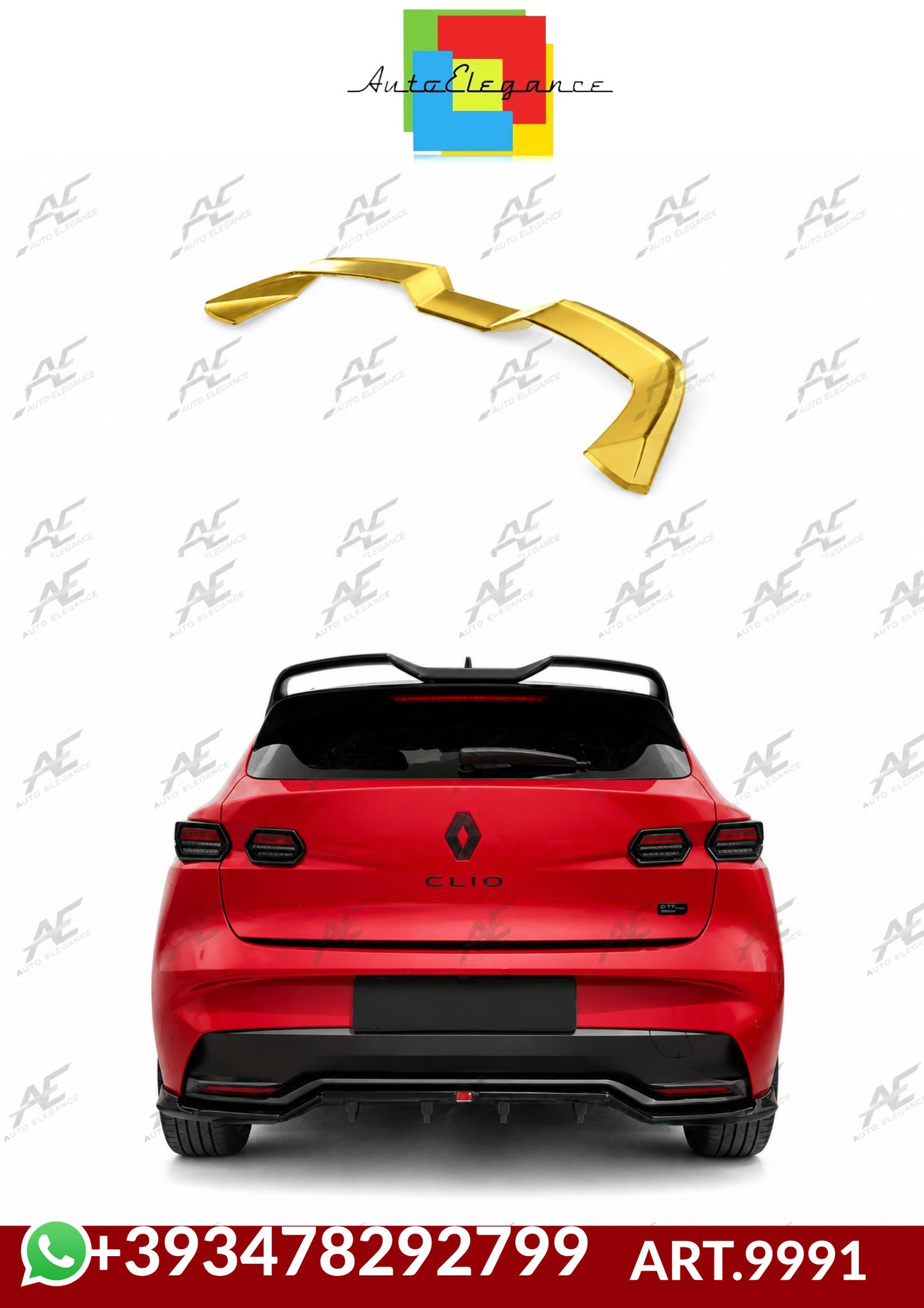 💕ART.9991 SPOILER  Renault Clio Mk6 💕