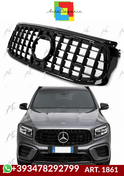 💕ART. 1861 GRIGLIA M.BENZ GLB X247 2019-2023 AMG LOOK GT NERO LUCIDO 💕