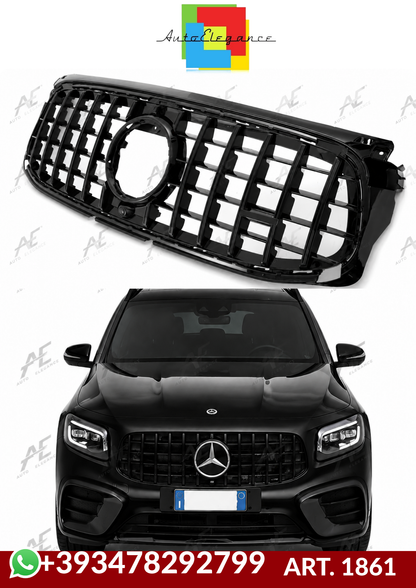 💕ART. 1861 GRIGLIA M.BENZ GLB X247 2019-2023 AMG LOOK GT NERO LUCIDO 💕