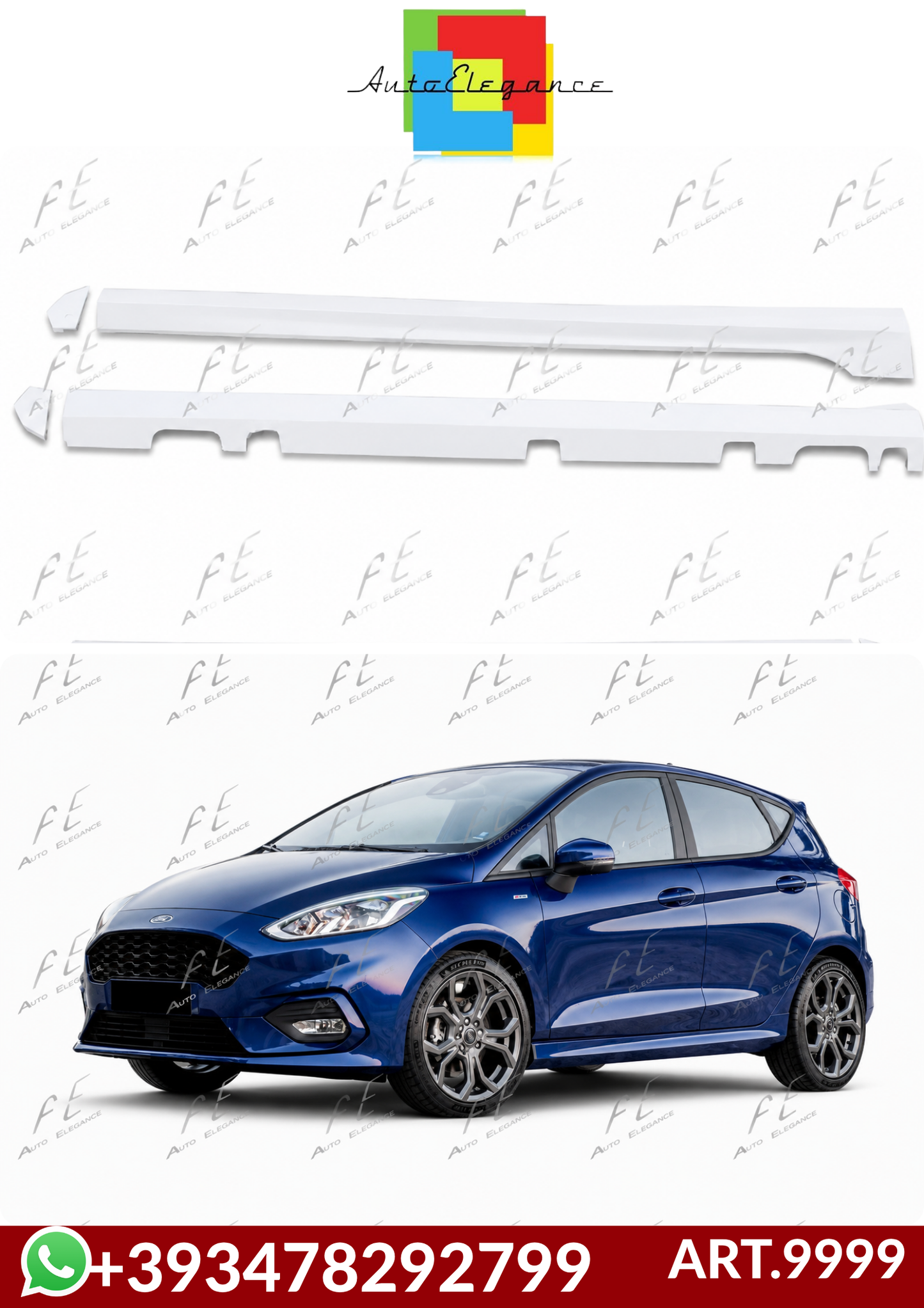 💕ART.9999 MINIGONNE  FORD FIESTA MK8 MK VIII💕