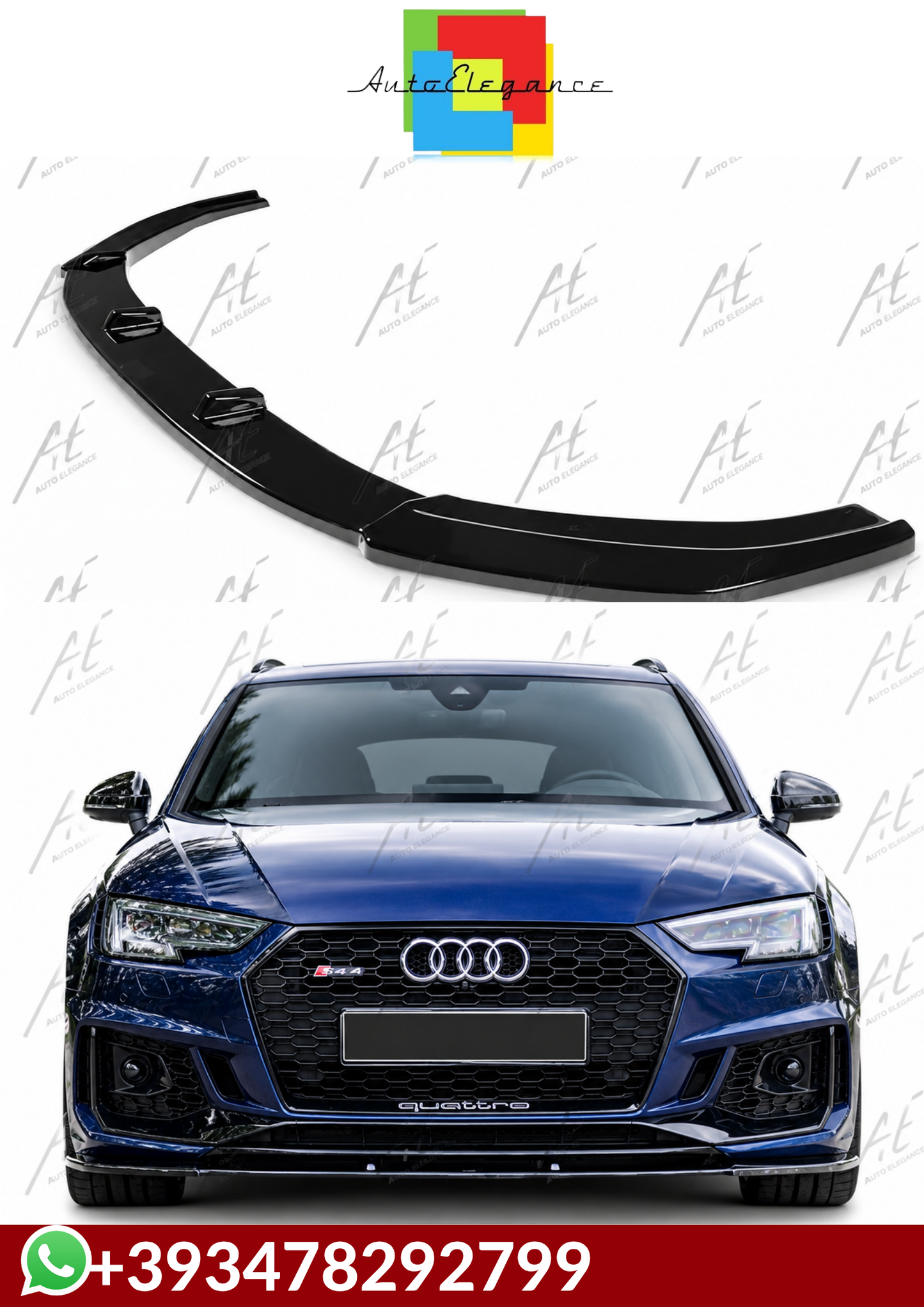 💕SPLITTER  Audi A4 RS B9 2016+💕