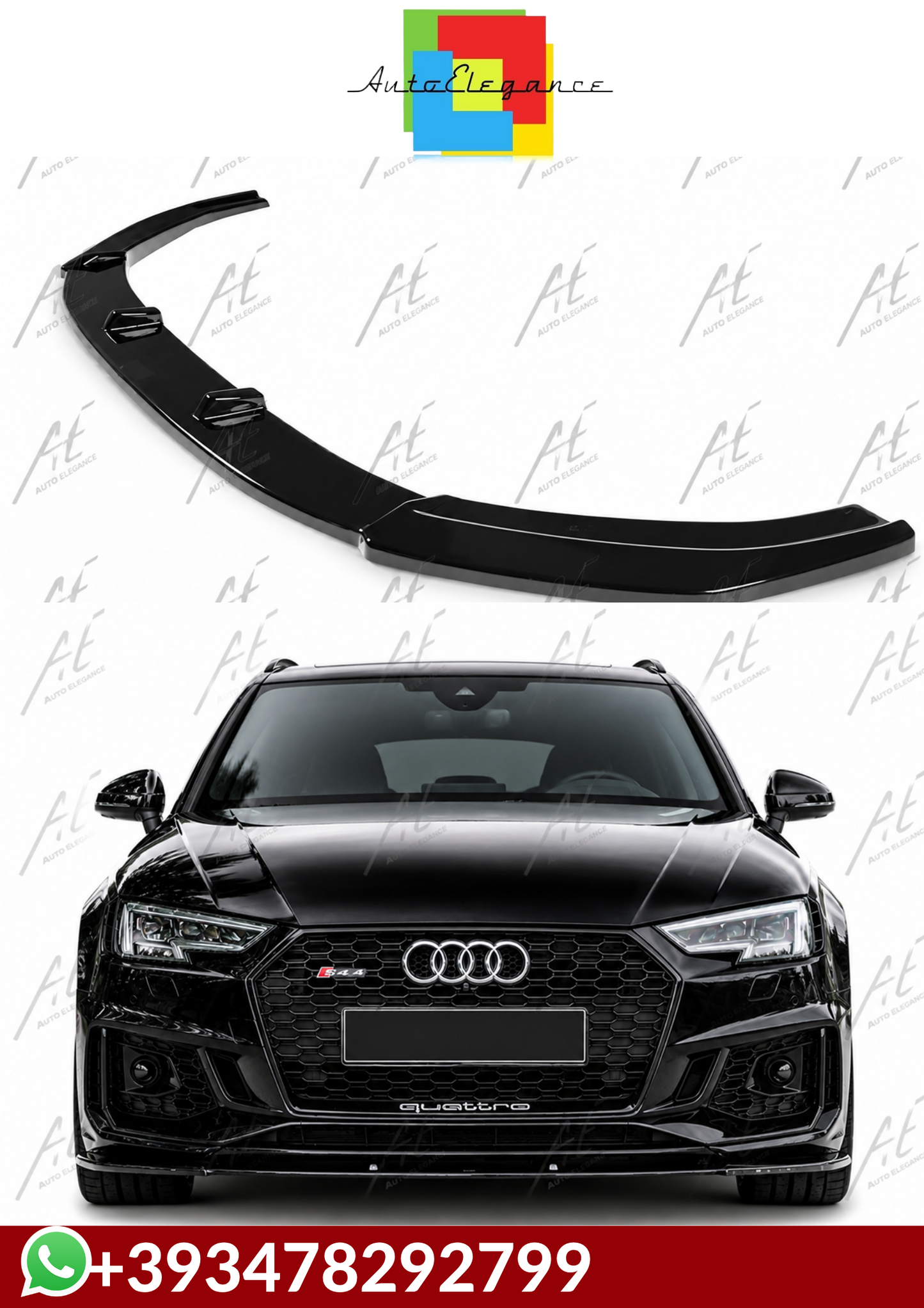 💕SPLITTER  Audi A4 RS B9 2016+💕
