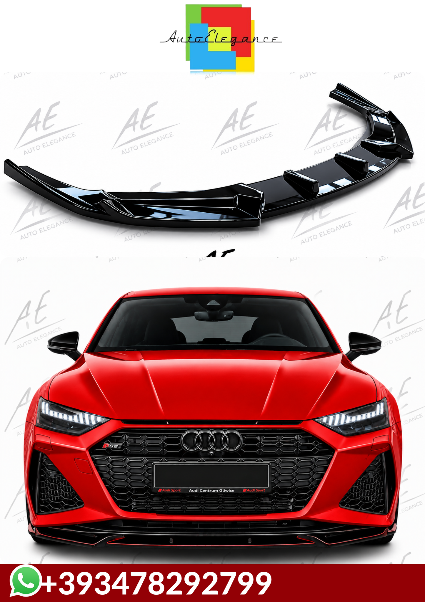 💕SPLITTER     Audi A6 RS6 C8 2018+ 💕