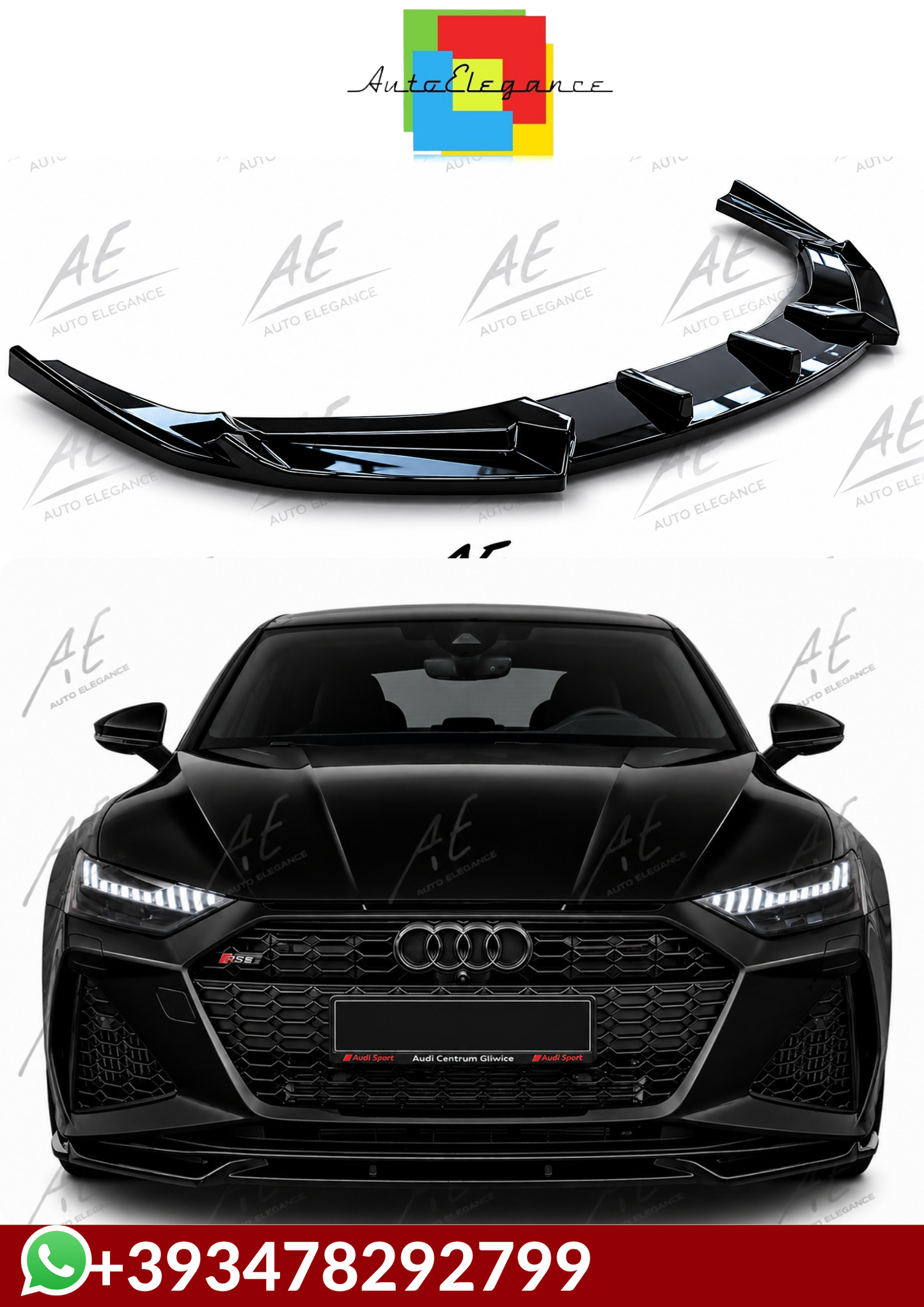 💕SPLITTER     Audi A6 RS6 C8 2018+ 💕