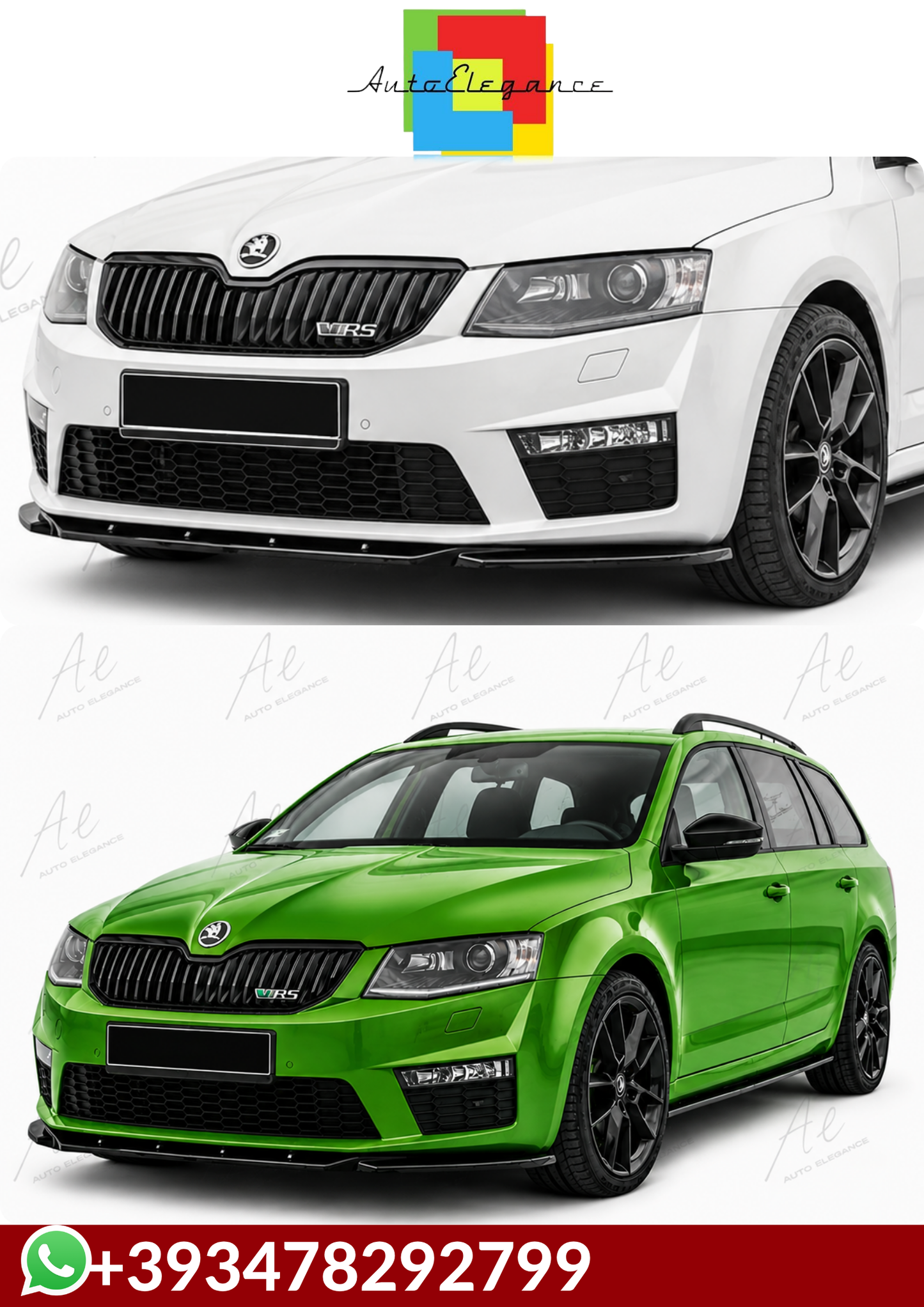 💕SPLITTER    Skoda Octavia Mk3 RS 2013+💕