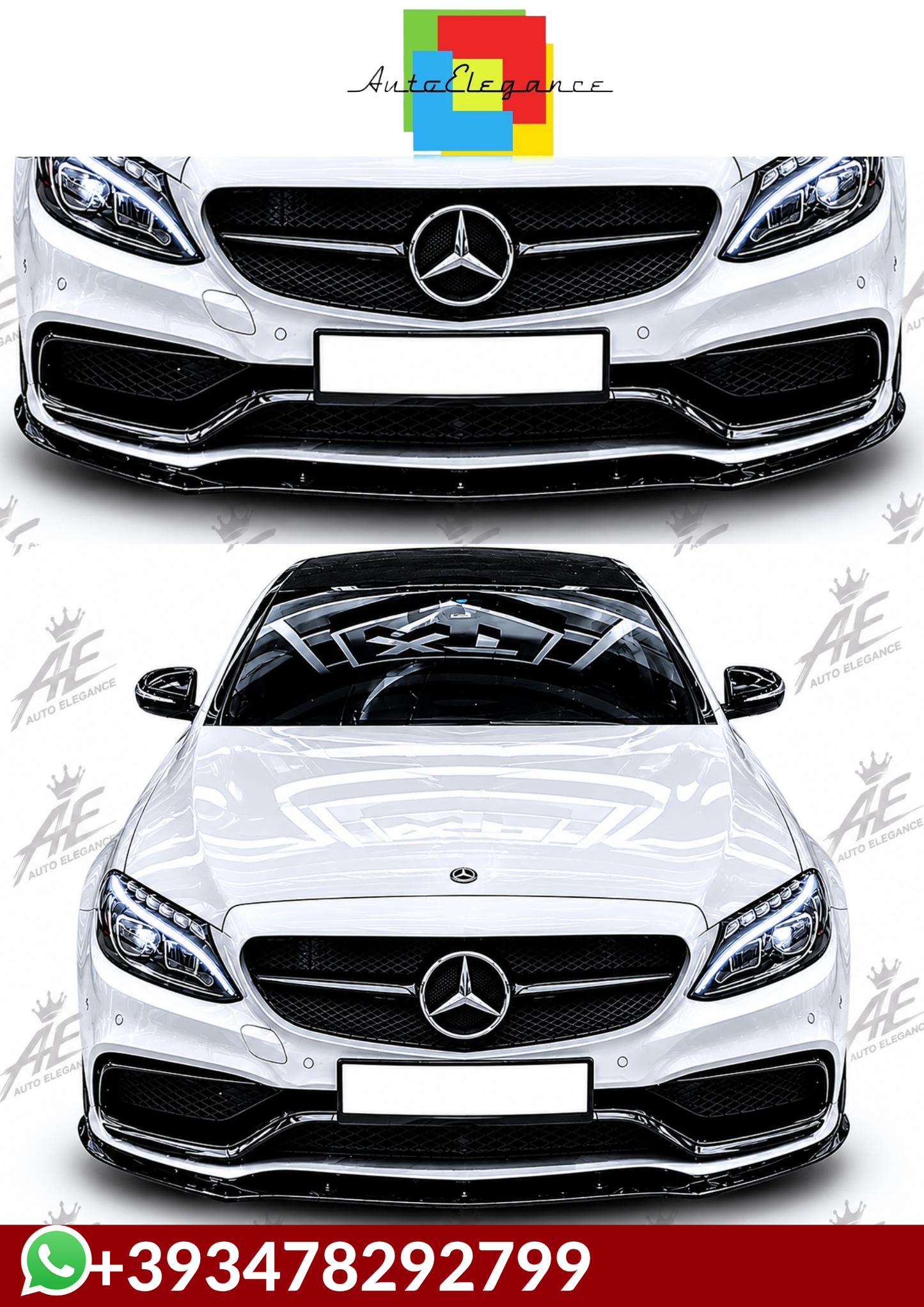 💕SPLITTER M. Benz CLASSE C W205 2015+ 💕