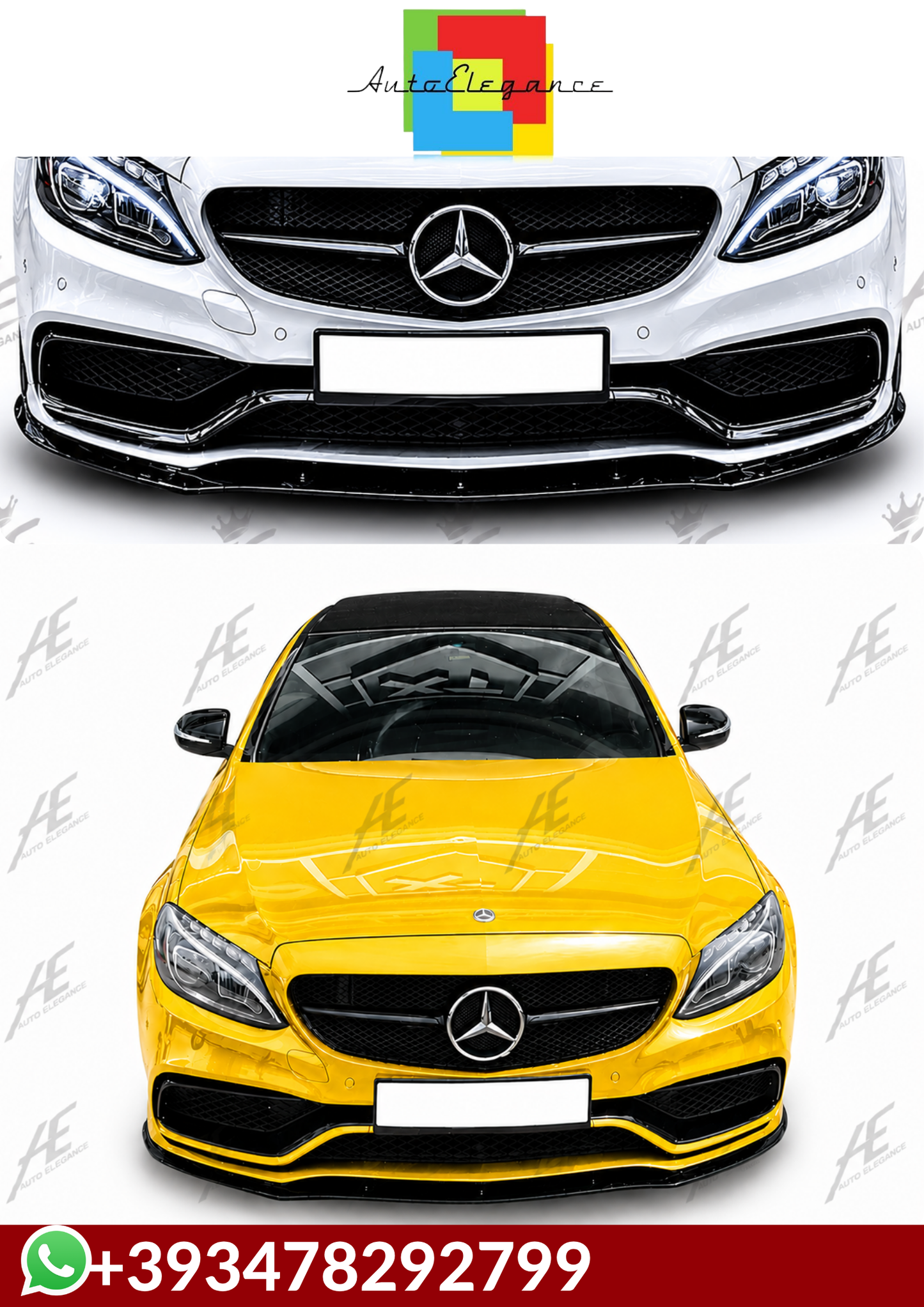 💕SPLITTER M. Benz CLASSE C W205 2015+ 💕