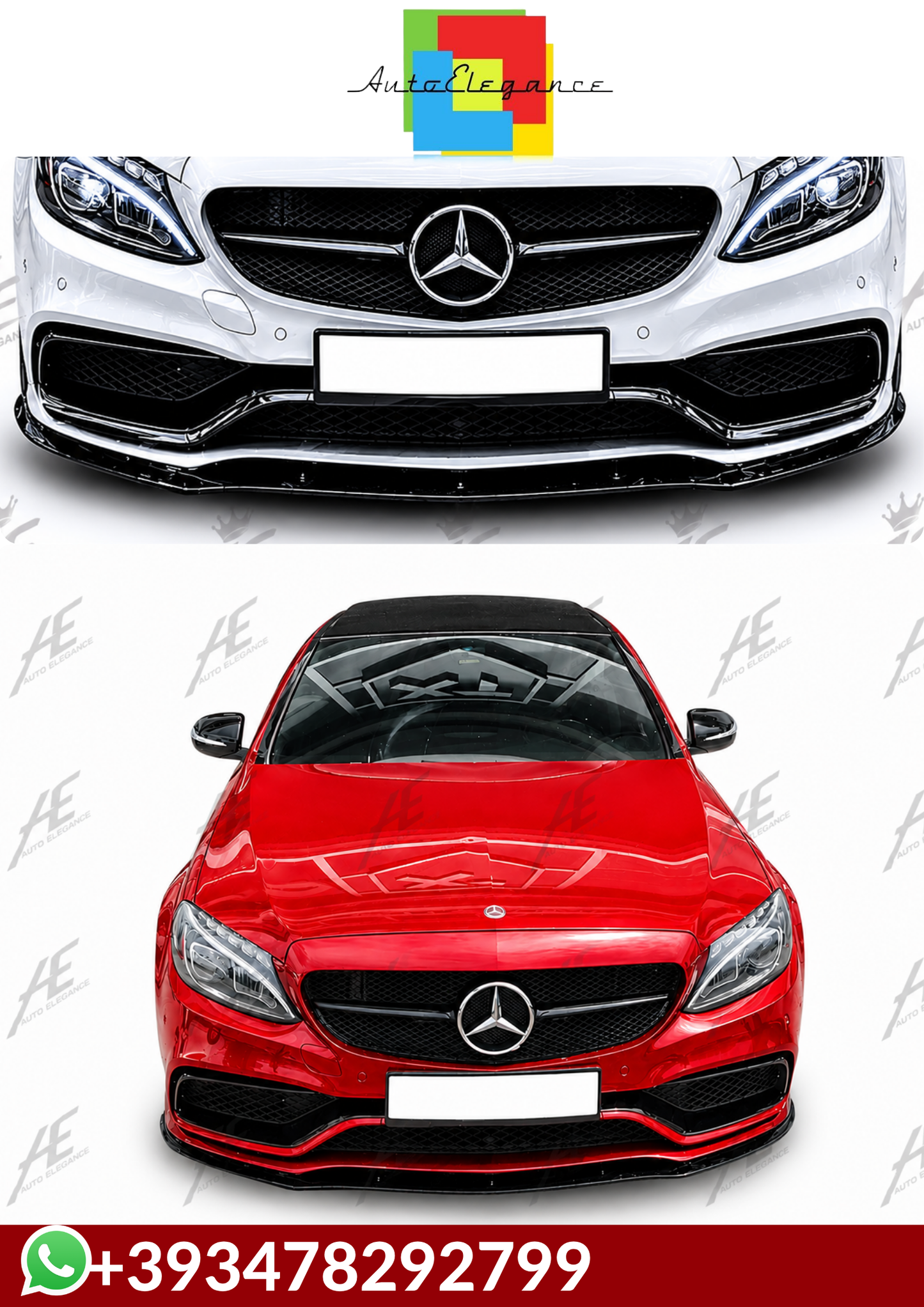 💕SPLITTER M. Benz CLASSE C W205 2015+ 💕