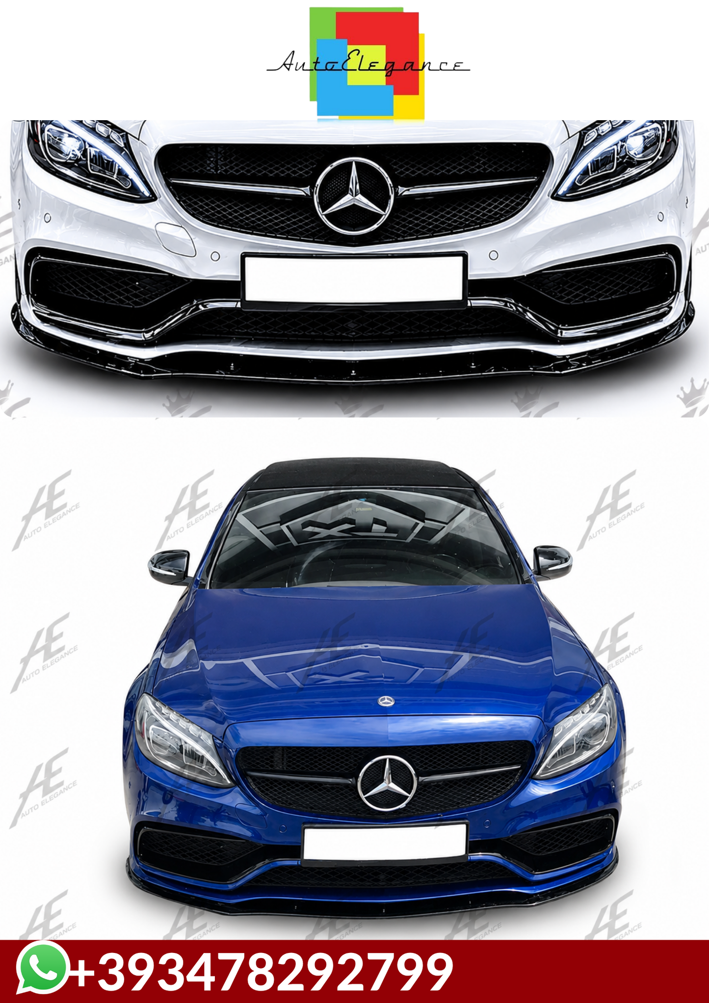 💕SPLITTER M. Benz CLASSE C W205 2015+ 💕