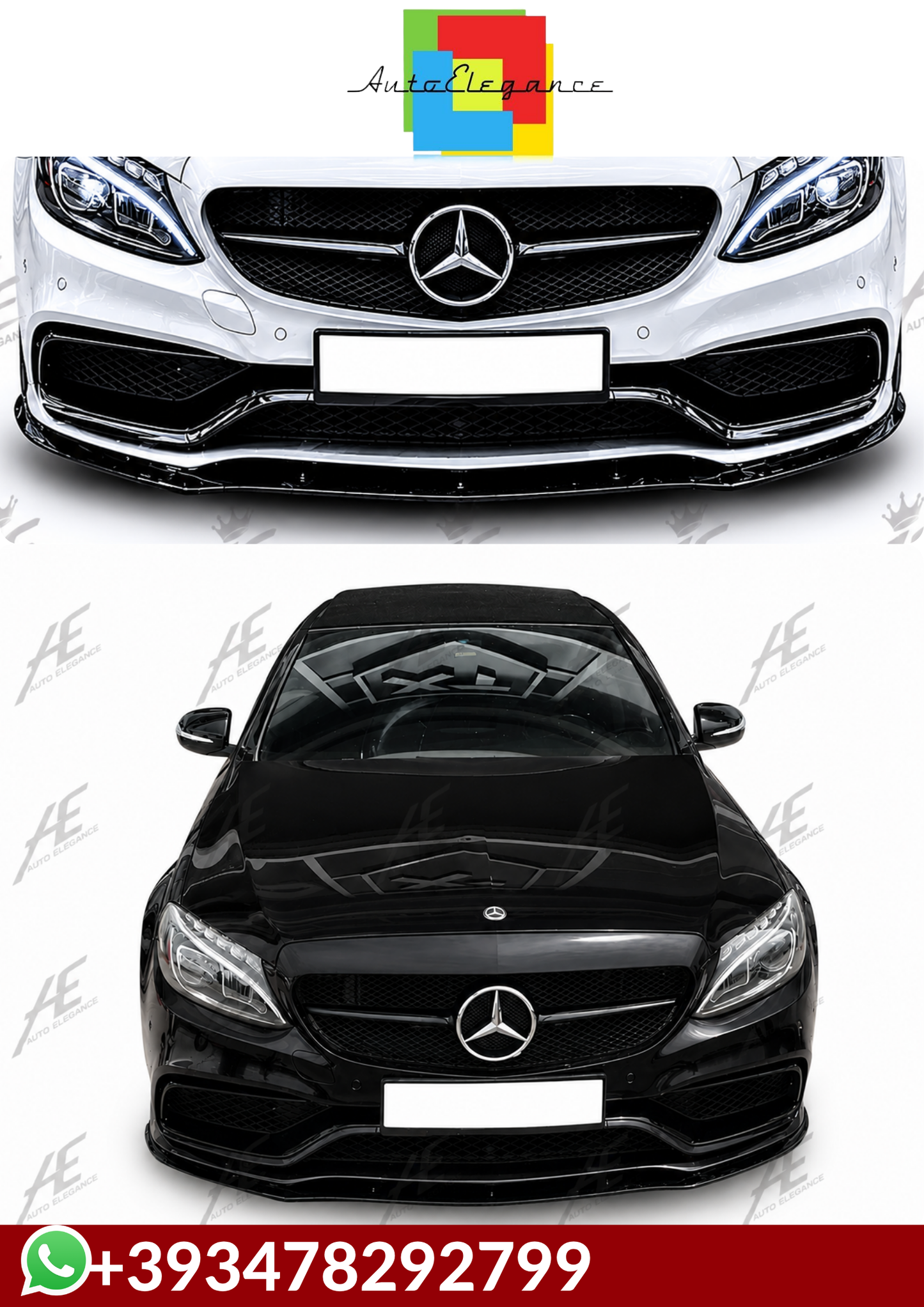 💕SPLITTER M. Benz CLASSE C W205 2015+ 💕