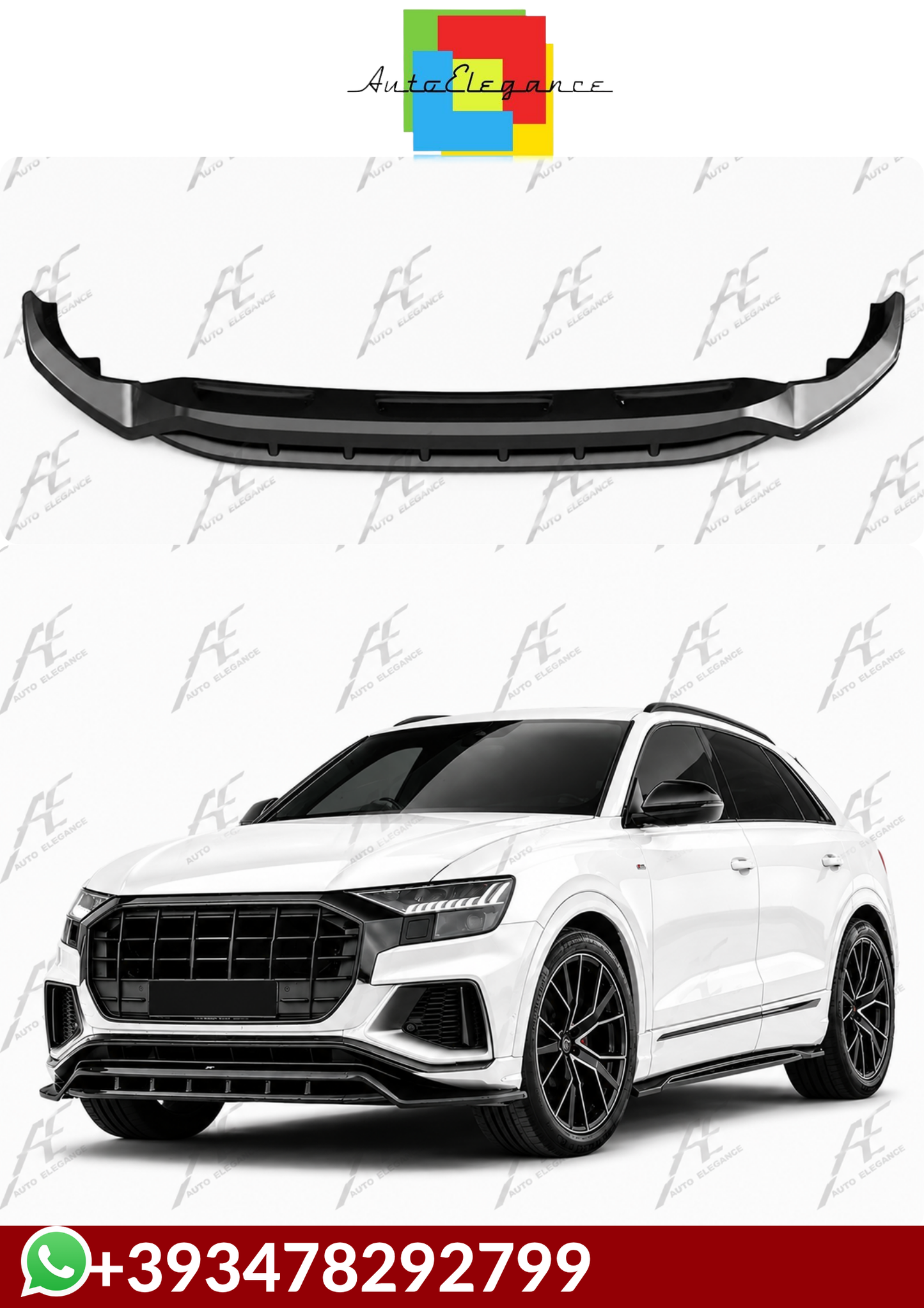 💕SPLITTER  Audi Q8 S Mk1 2019+  💕