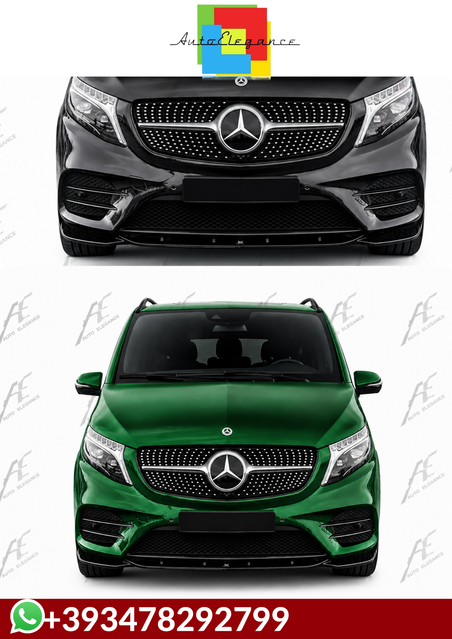 💕SPLITTER  M. Benz W447 FL 2019+💕