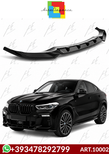 💕ART.10002   Splitter  BMW G06 2020+  A Plus M Pack nero lucido 💕