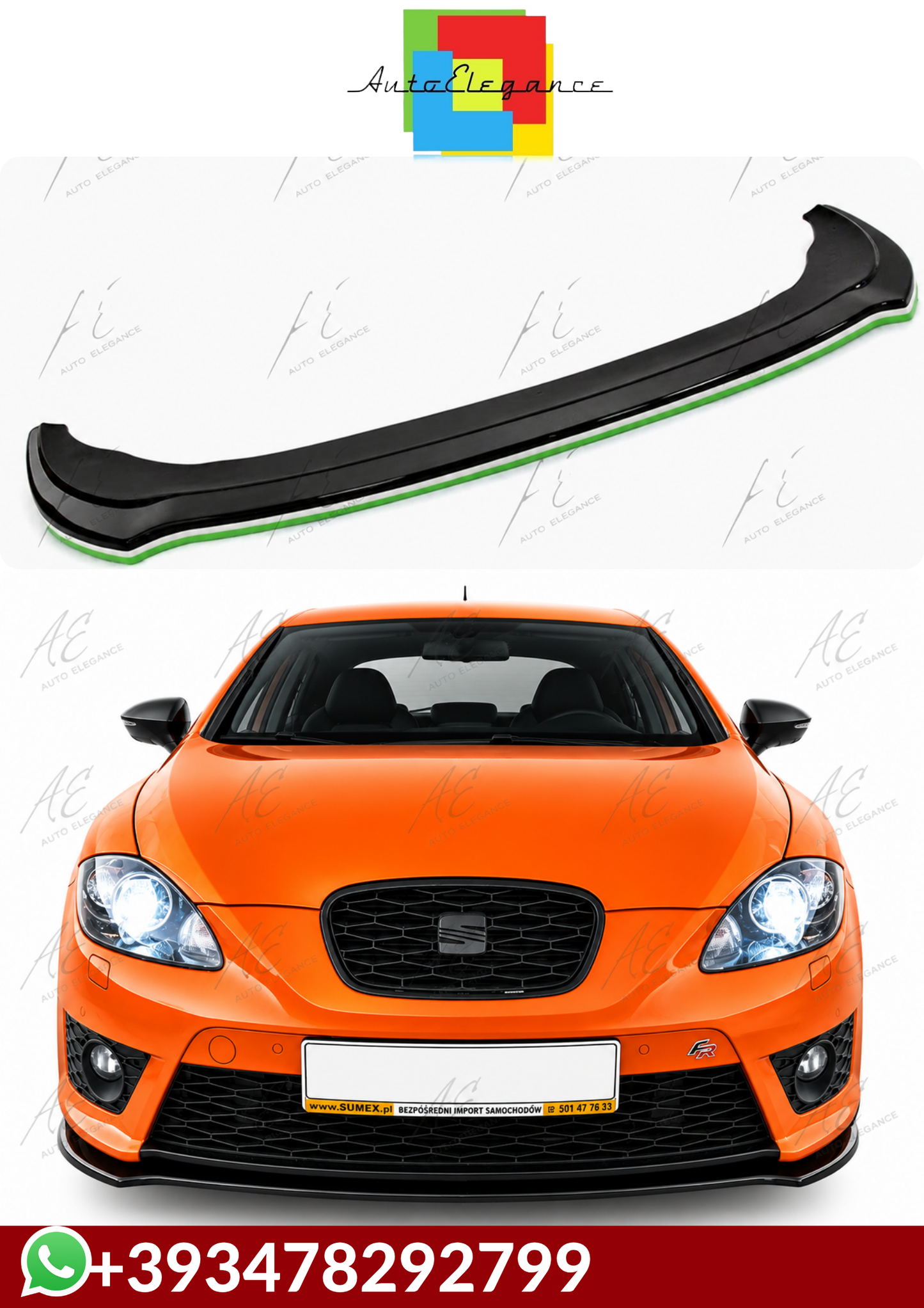 💕 SPLITTER    Seat Leon Mk2 FL 2009+💕