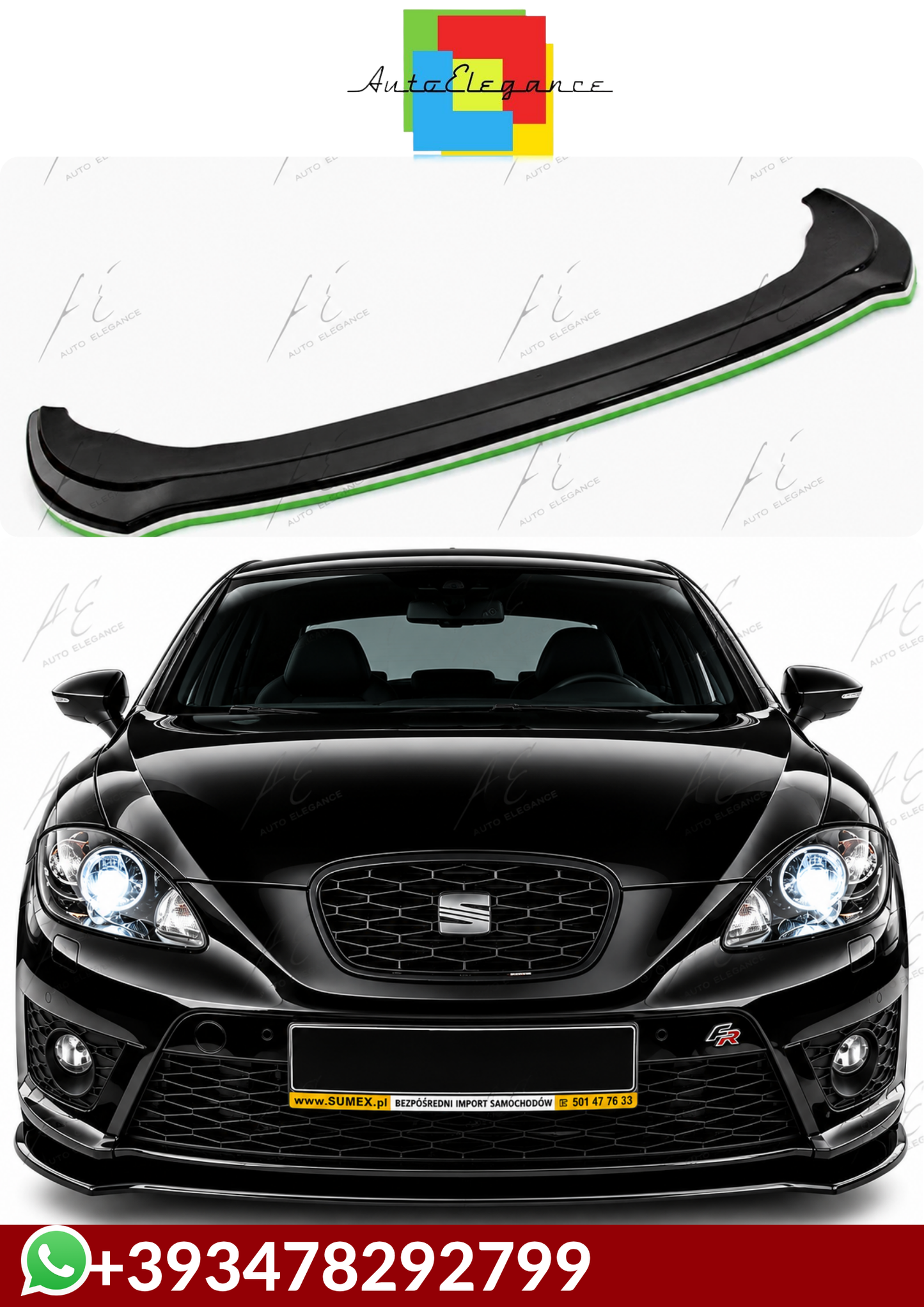 💕 SPLITTER    Seat Leon Mk2 FL 2009+💕