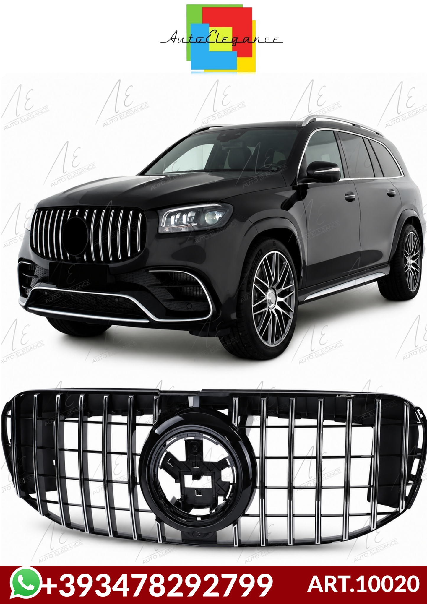 💕 ART.10020 GRIGLIA  MERCEDES   GL / GLS   X167 ab 2019 💕
