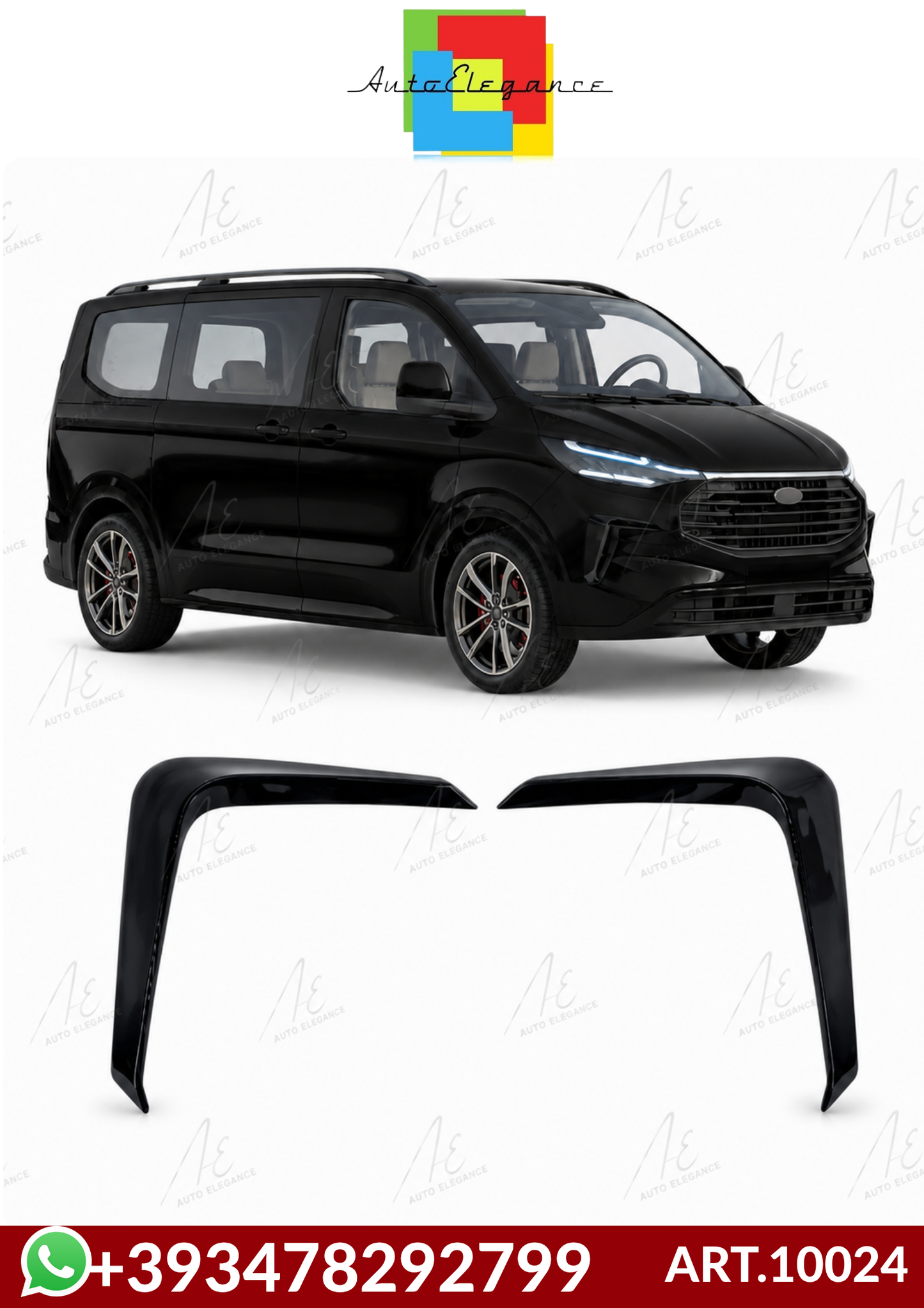 💕ART.10024  FLAPS ANTERIORI  Ford Tourneo / Transit Custom 💕