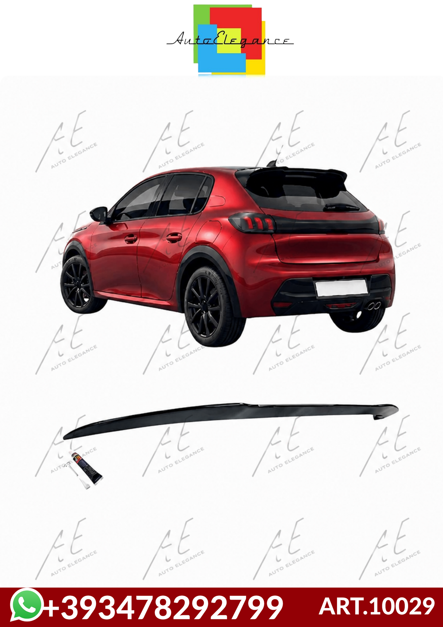 💕ART.10029 SPOILER  Peugeot 208 II (2019–2023)💕