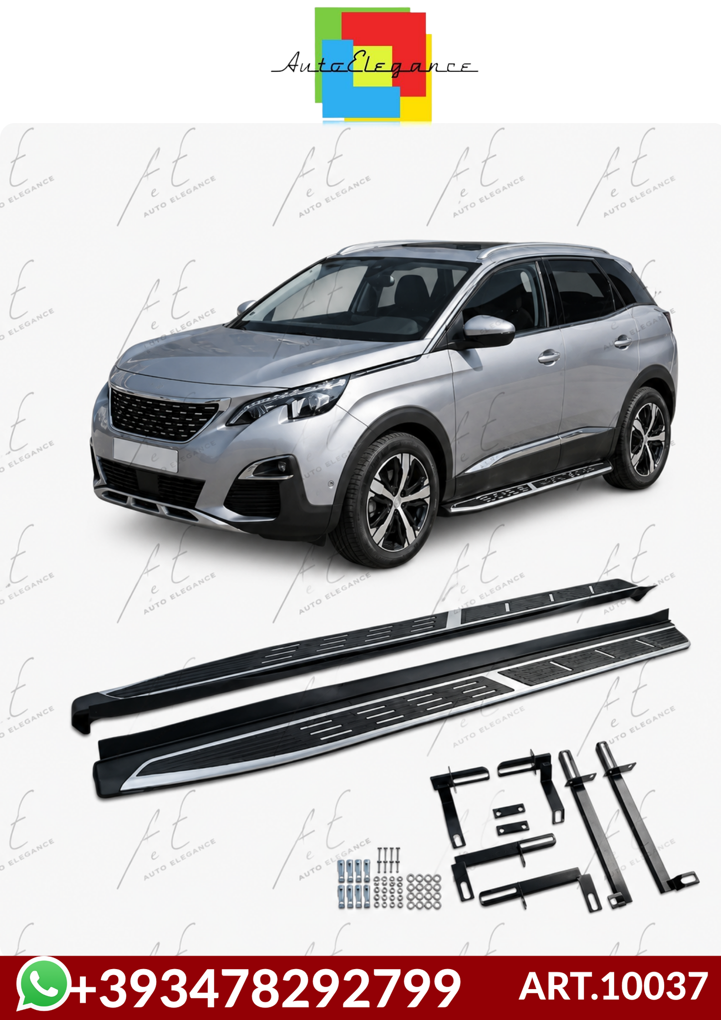 💕ART.10037 PEDANE  Peugeot 3008 (2016–2023) 💕
