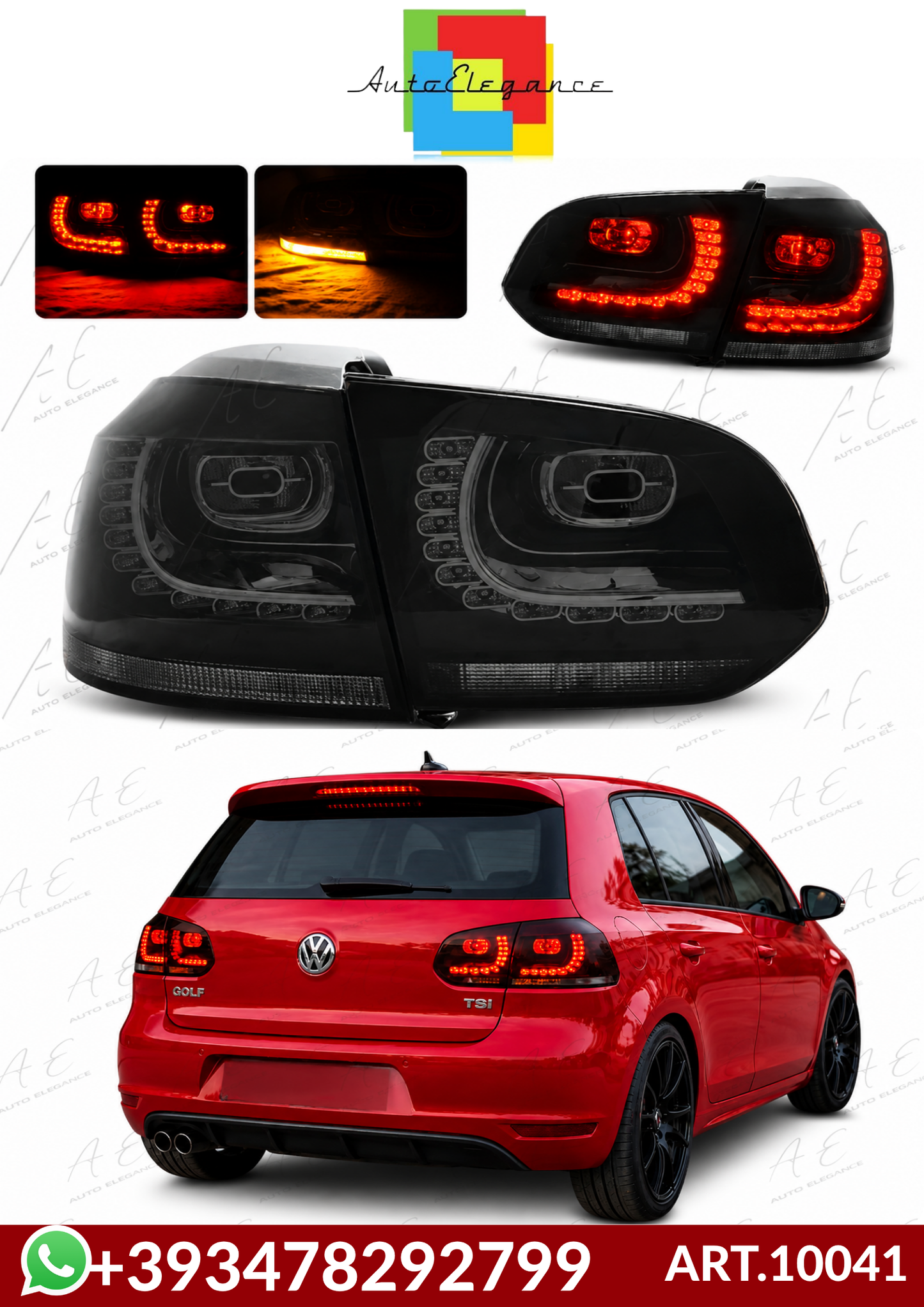 💕ART.10041 FARI POSTERIORI  VW GOLF 6 08-12 HATCHBACK💕