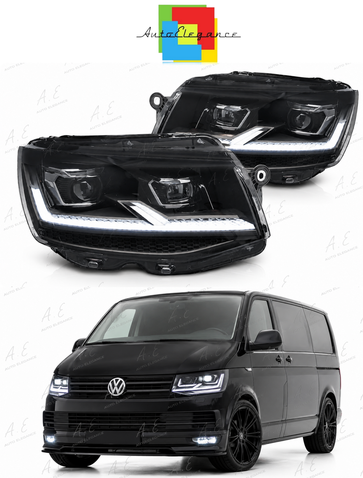 ART.10045 FARI  ANTERIORI ADATTO PER VW T6 15-19