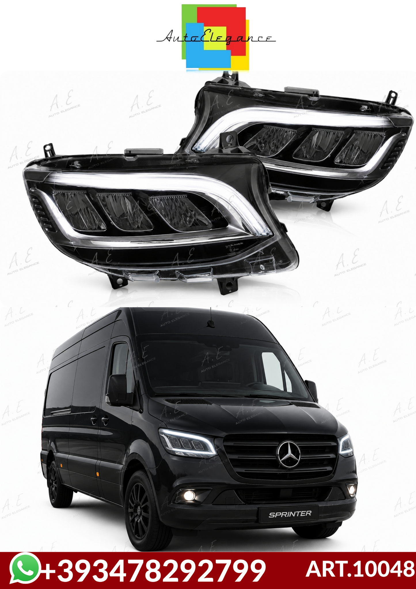 💕ART.10048 FARI  ANTERIORI MERCEDES SPRINTER (W907) 18-💕