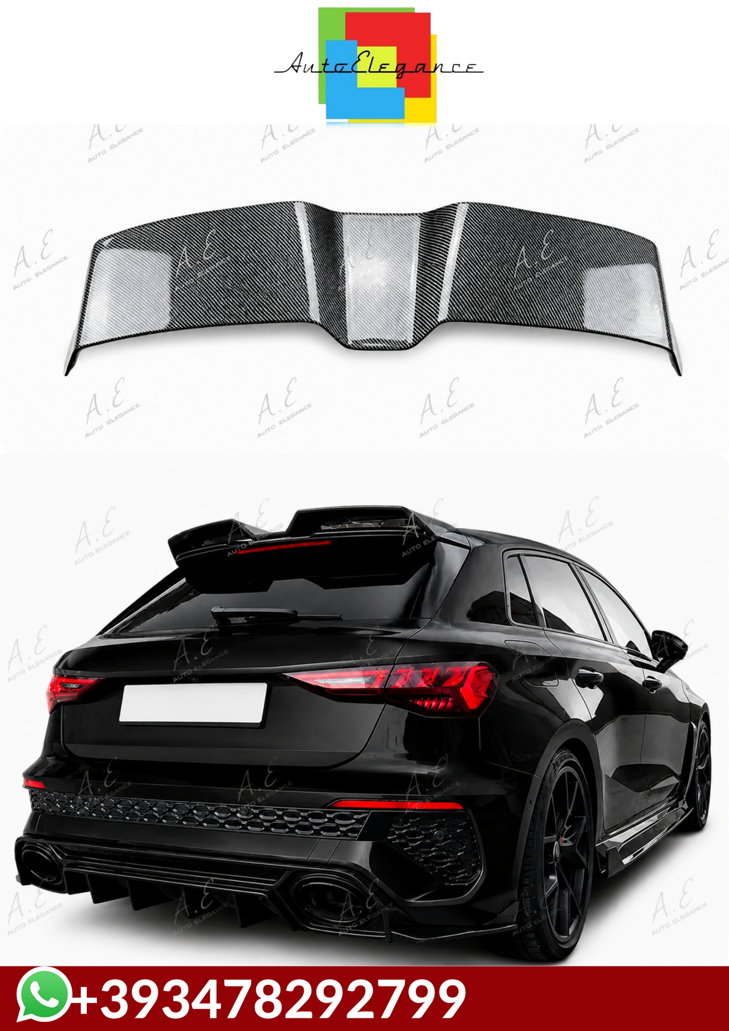 💕SPOILER Audi A3 S3 RS3 8Y  Sportback 2021 -2024 💕