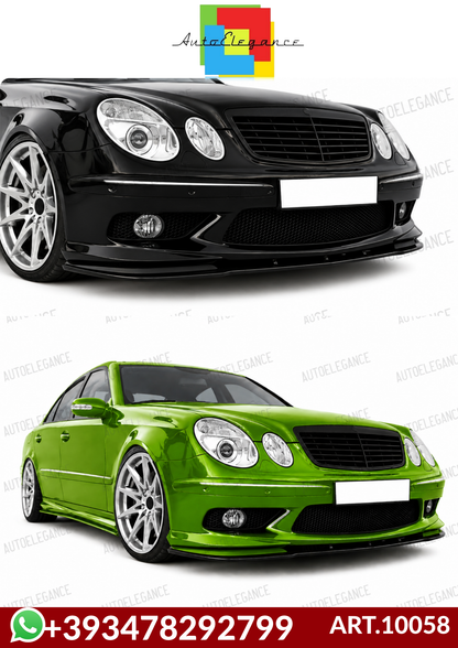 💕 ART.10058 SPLITTER  MERCEDES CLASSE E W211 AMG 2002-2009💕