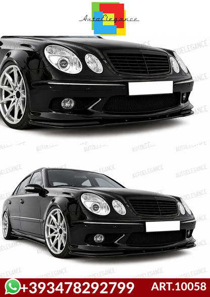 💕 ART.10058 SPLITTER  MERCEDES CLASSE E W211 AMG 2002-2009💕