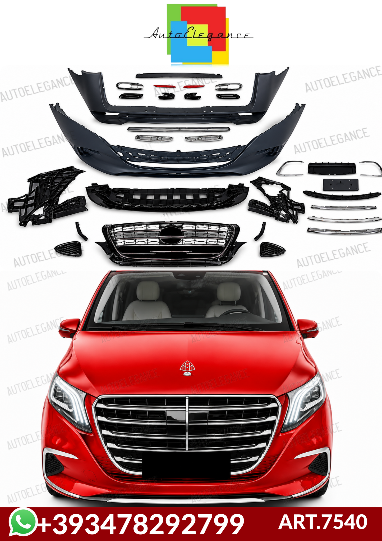 💕ART.7540 BODYKIT Mercedes Vito 2016-2020 W447 Look 2024 II💕