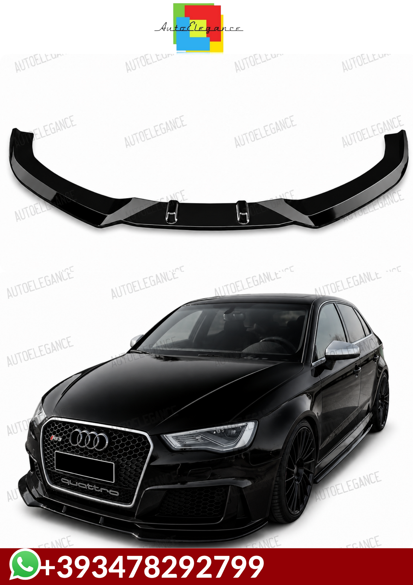 💕Splitter   Audi A3 RS 8V SB 2012+ 💕