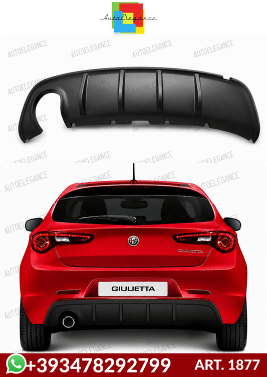💕ART. 1877 DIFFUSORE GIULIETTA 2010+ LOOK SPRINT NERO OPACO 💕