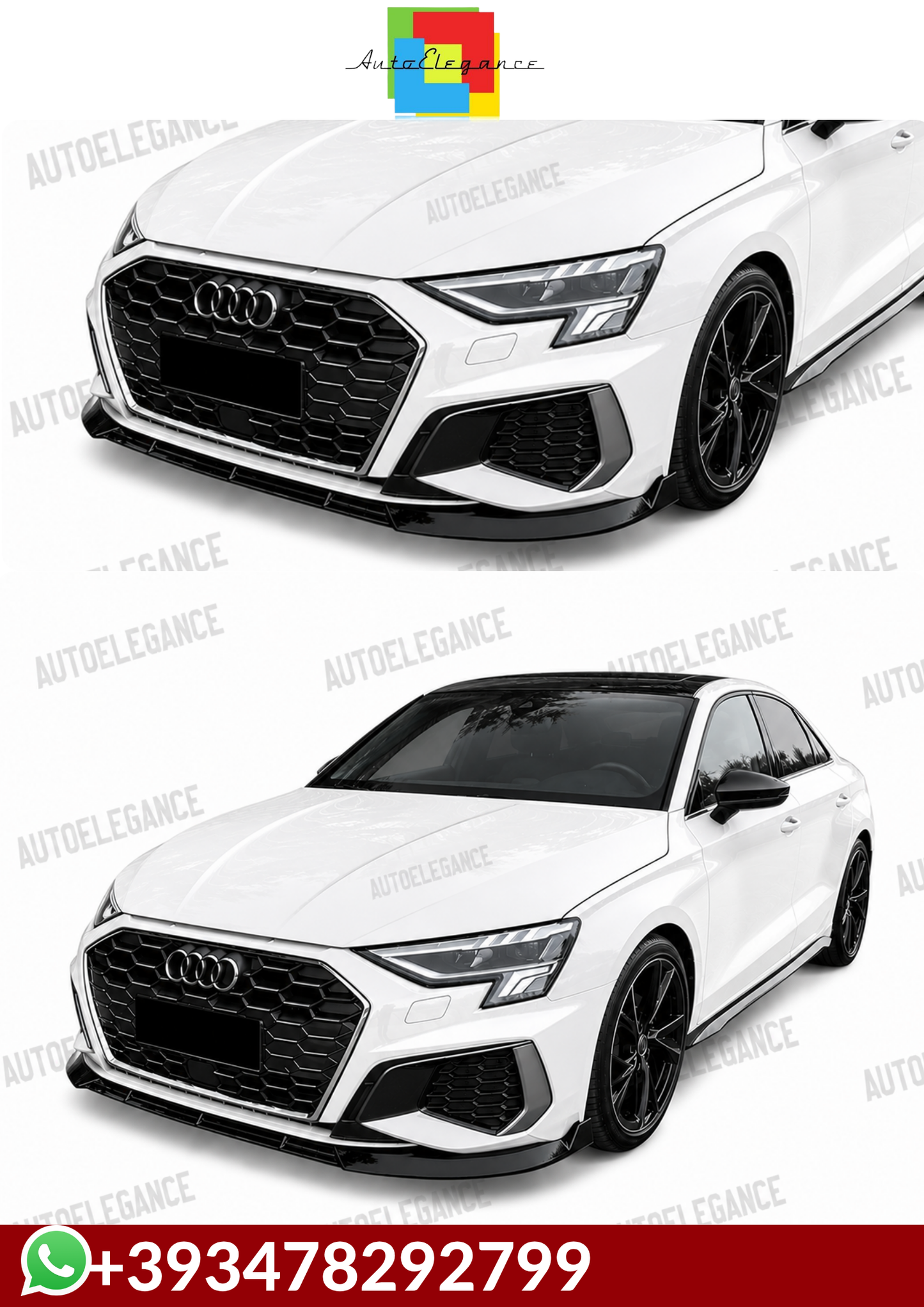 💕SPLITTER  Audi A3 8Y HB, S 2020+💕