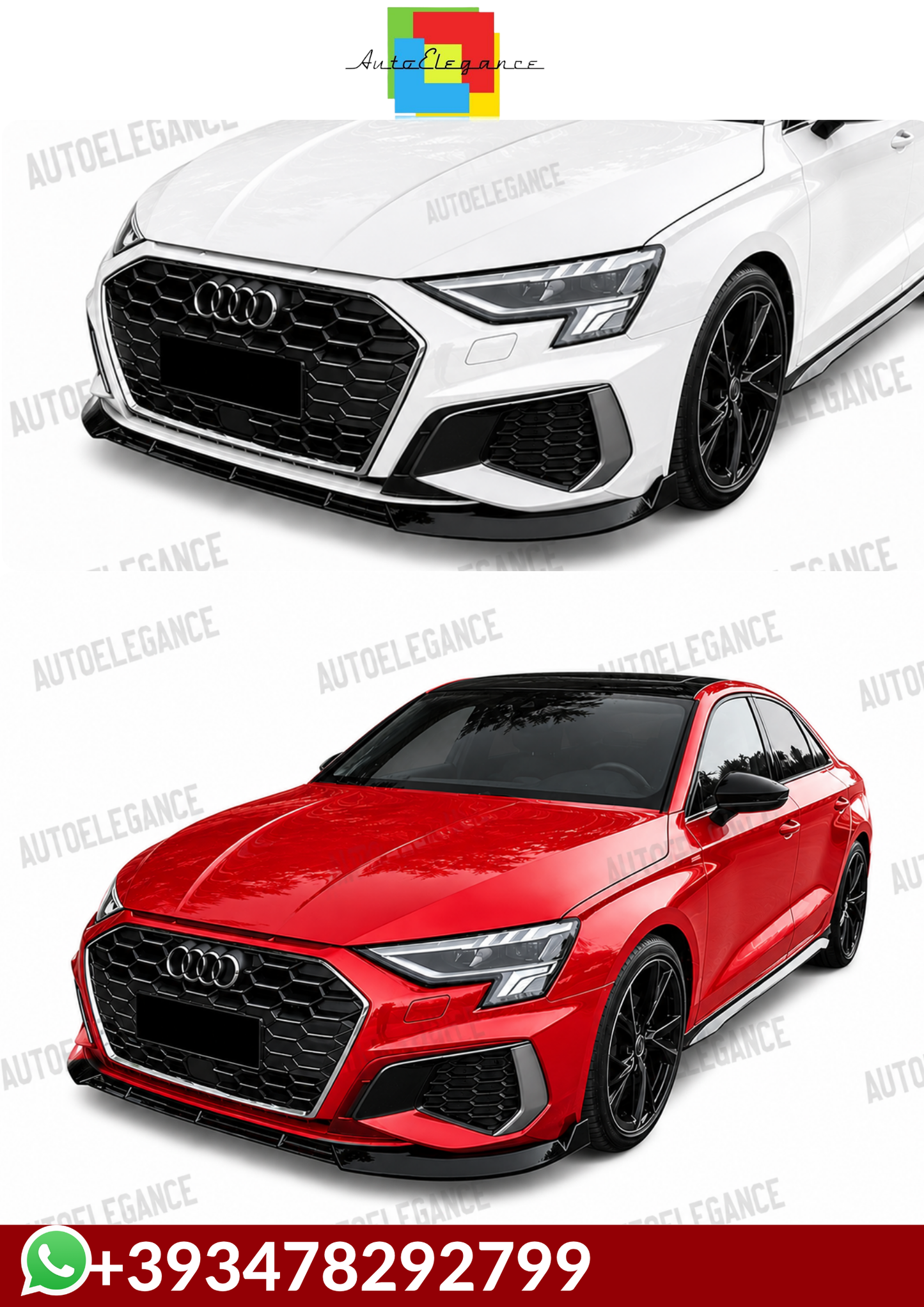 💕SPLITTER  Audi A3 8Y HB, S 2020+💕