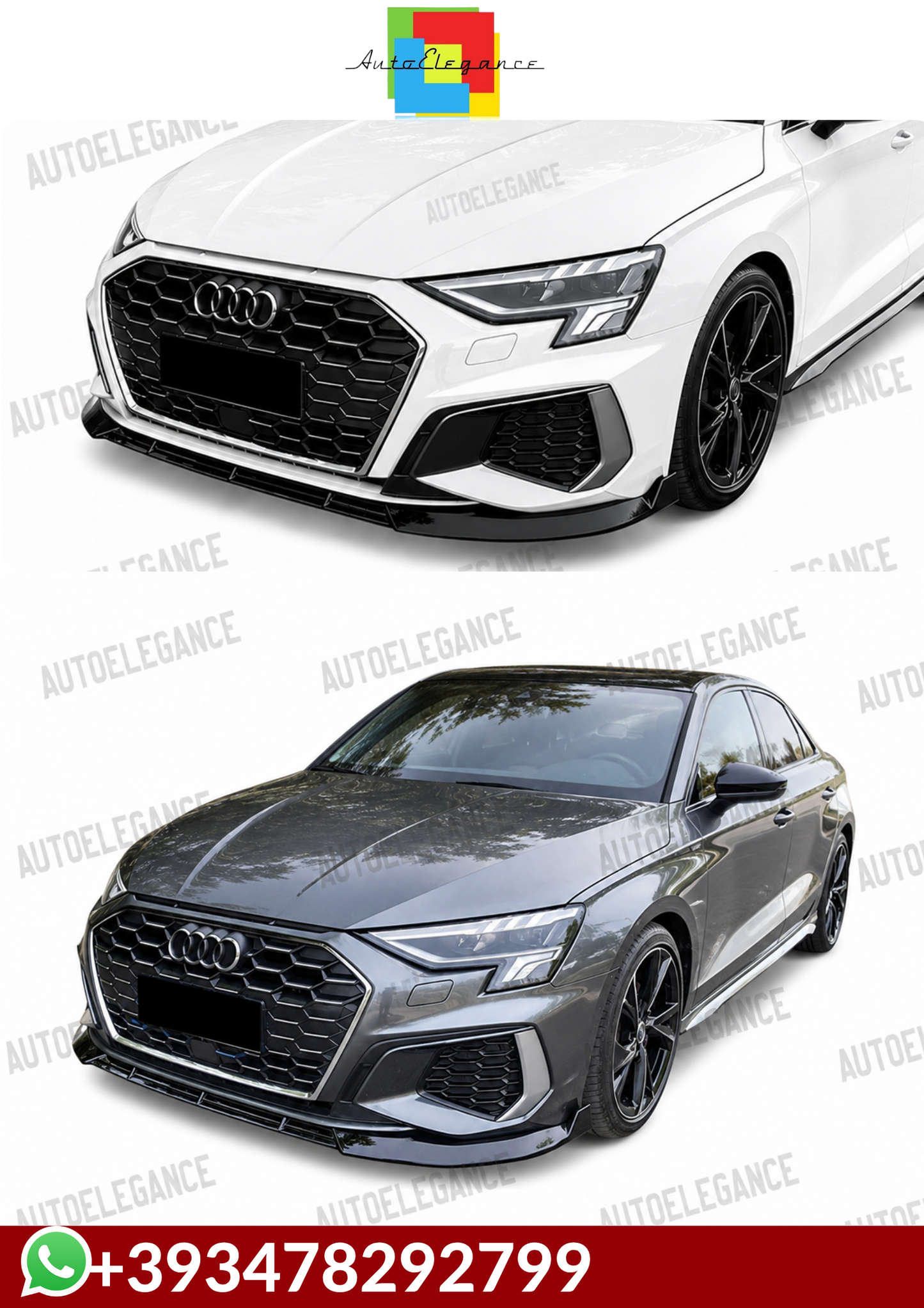 💕SPLITTER  Audi A3 8Y HB, S 2020+💕