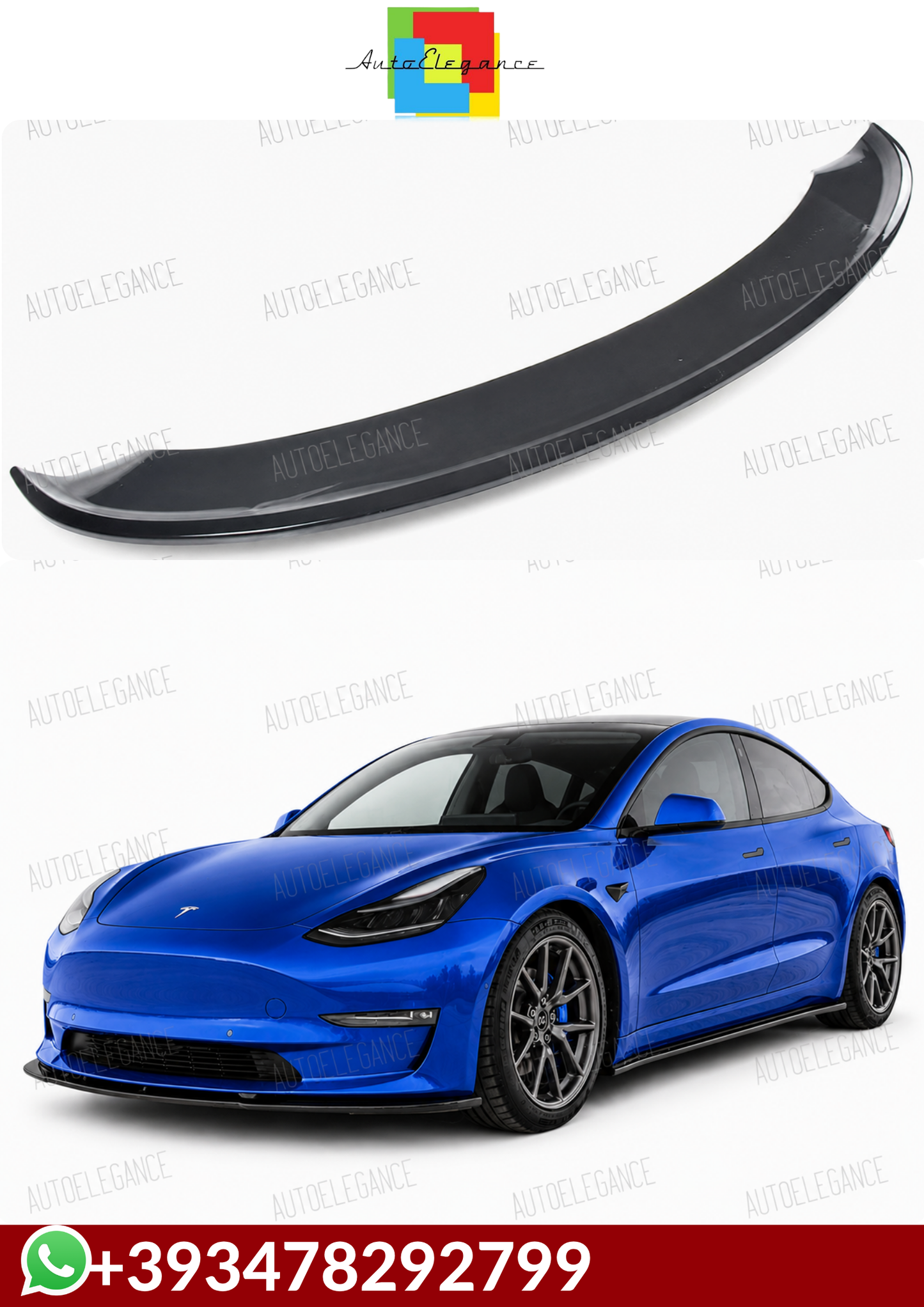 💕SPLITTER    Tesla Model 3 2017+💕
