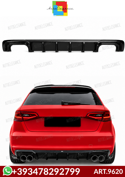 💕ART.9620 Diffusore AUDI A3 8V Sportback 2013-2016 STANDARD NERO LUCIDO💕